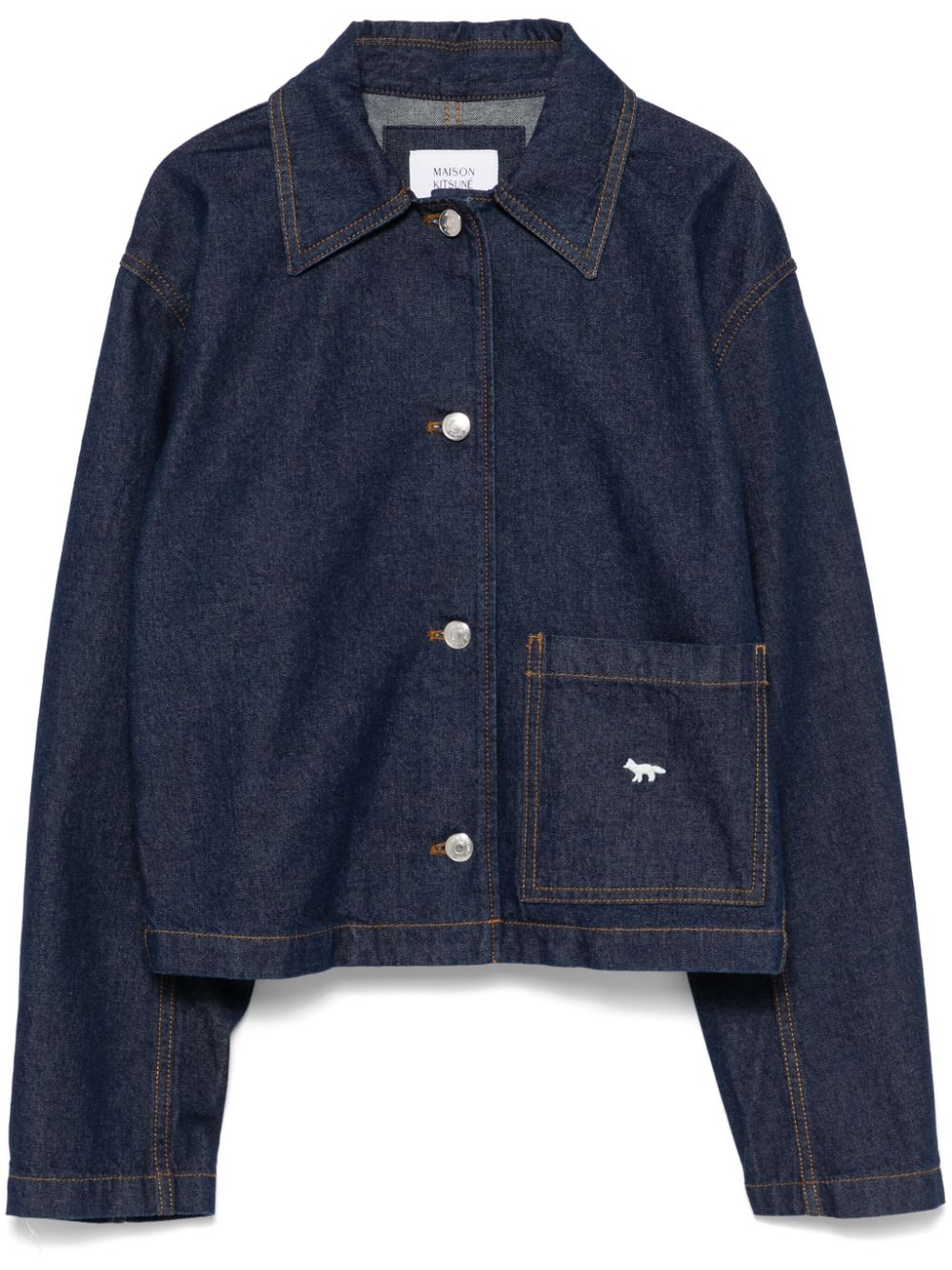 MAISON KITSUNE' Coats Blue