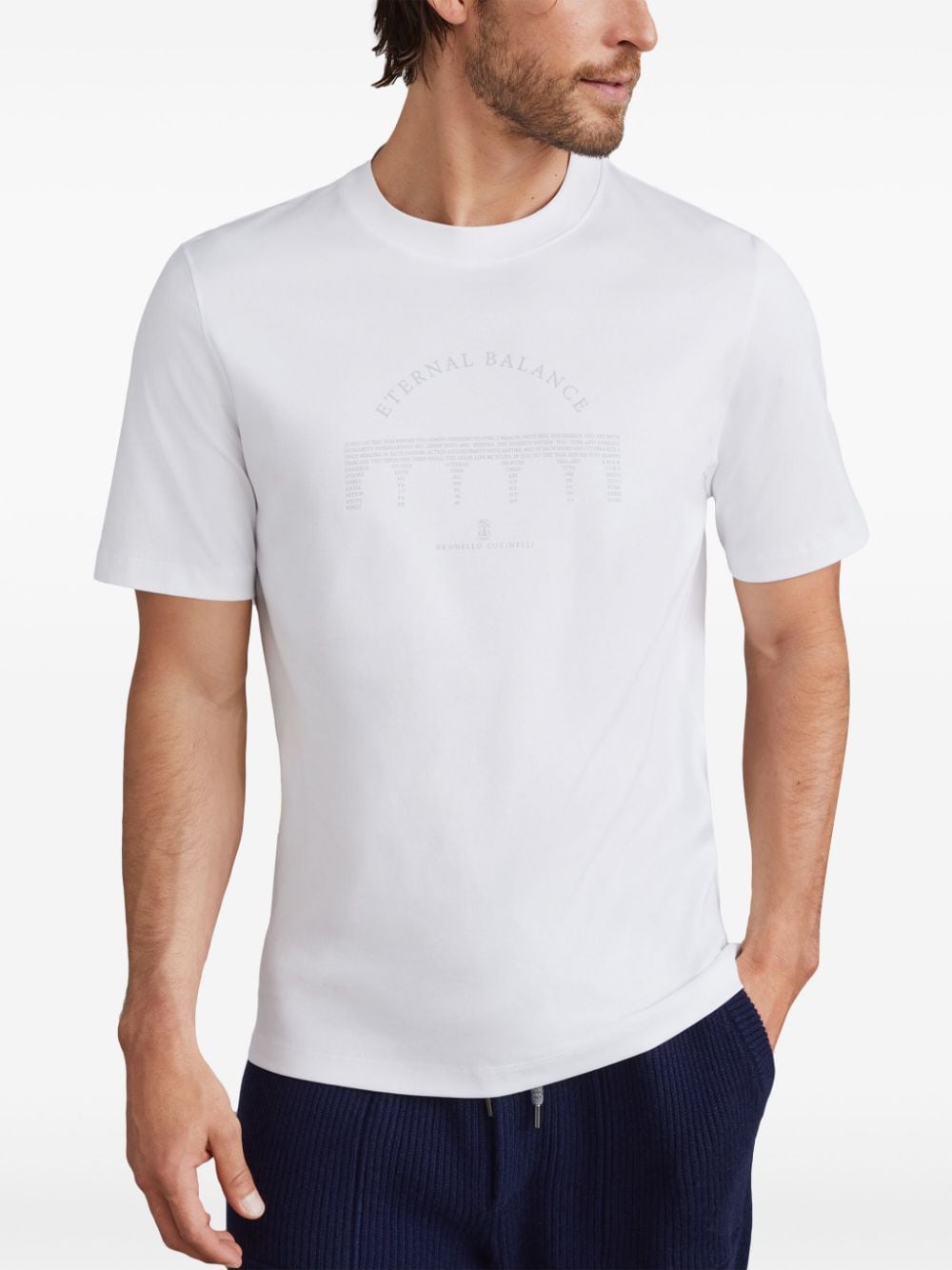 Brunello Cucinelli T-shirts and Polos White