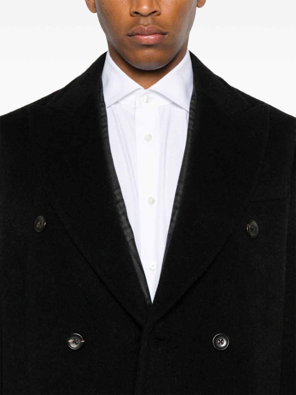 Emporio Armani Coats Black