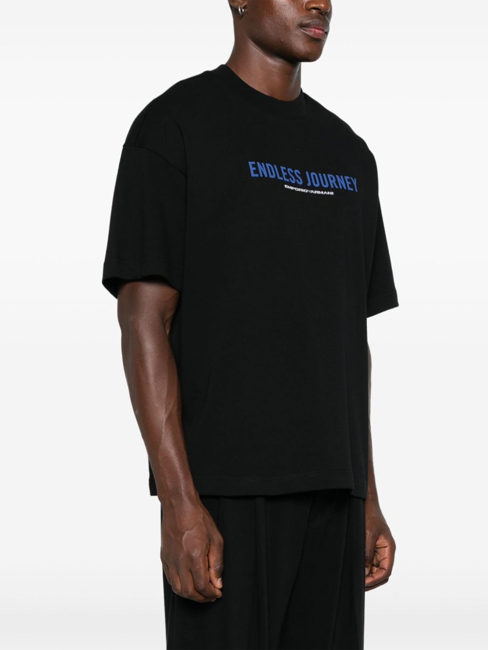 Emporio Armani T-shirts and Polos Black