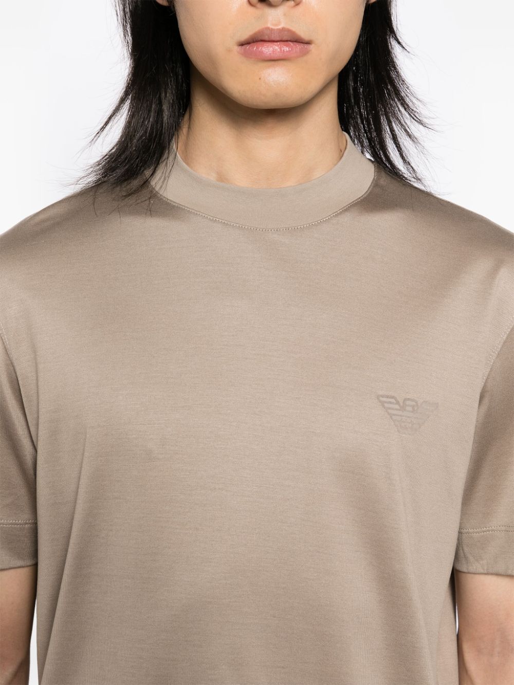 Emporio Armani T-shirts and Polos Dove Grey