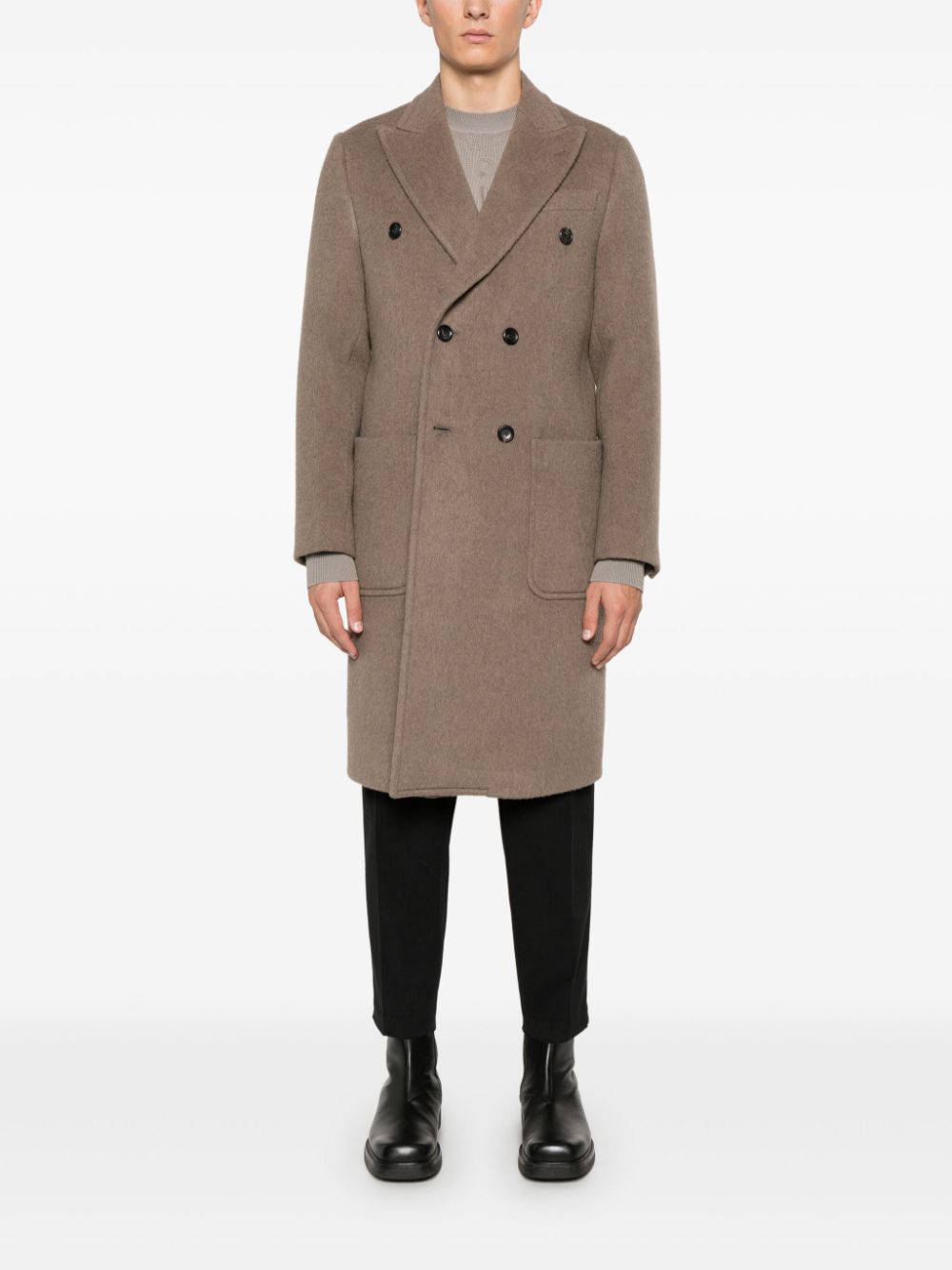 Emporio Armani Coats Brown