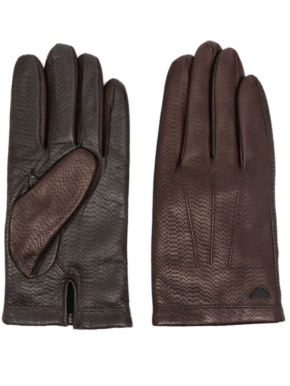 Emporio Armani Gloves Brown