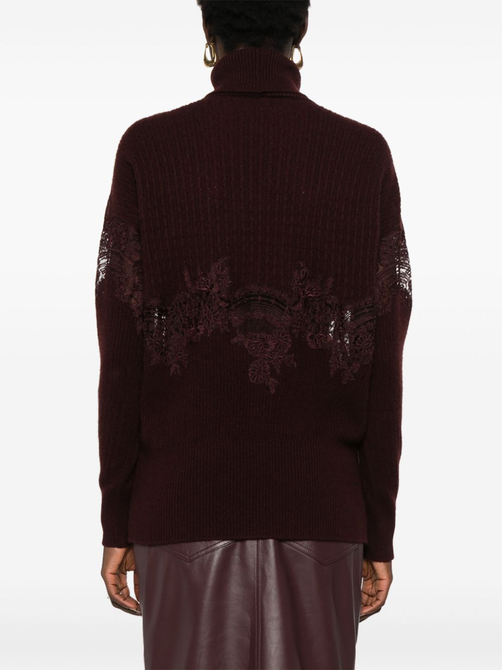 Ermanno Scervino Sweaters Bordeaux