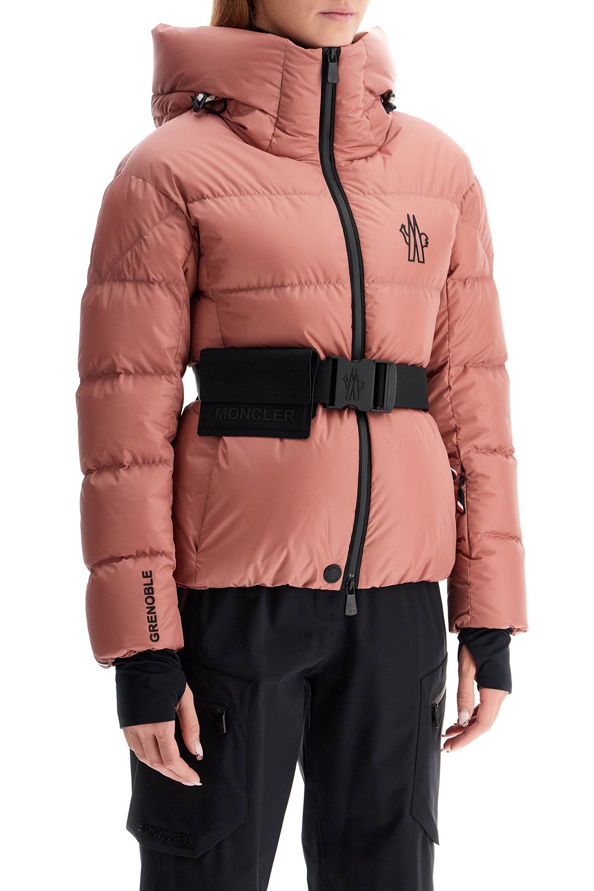 Moncler Grenoble bouquetin hooded puffer jacket