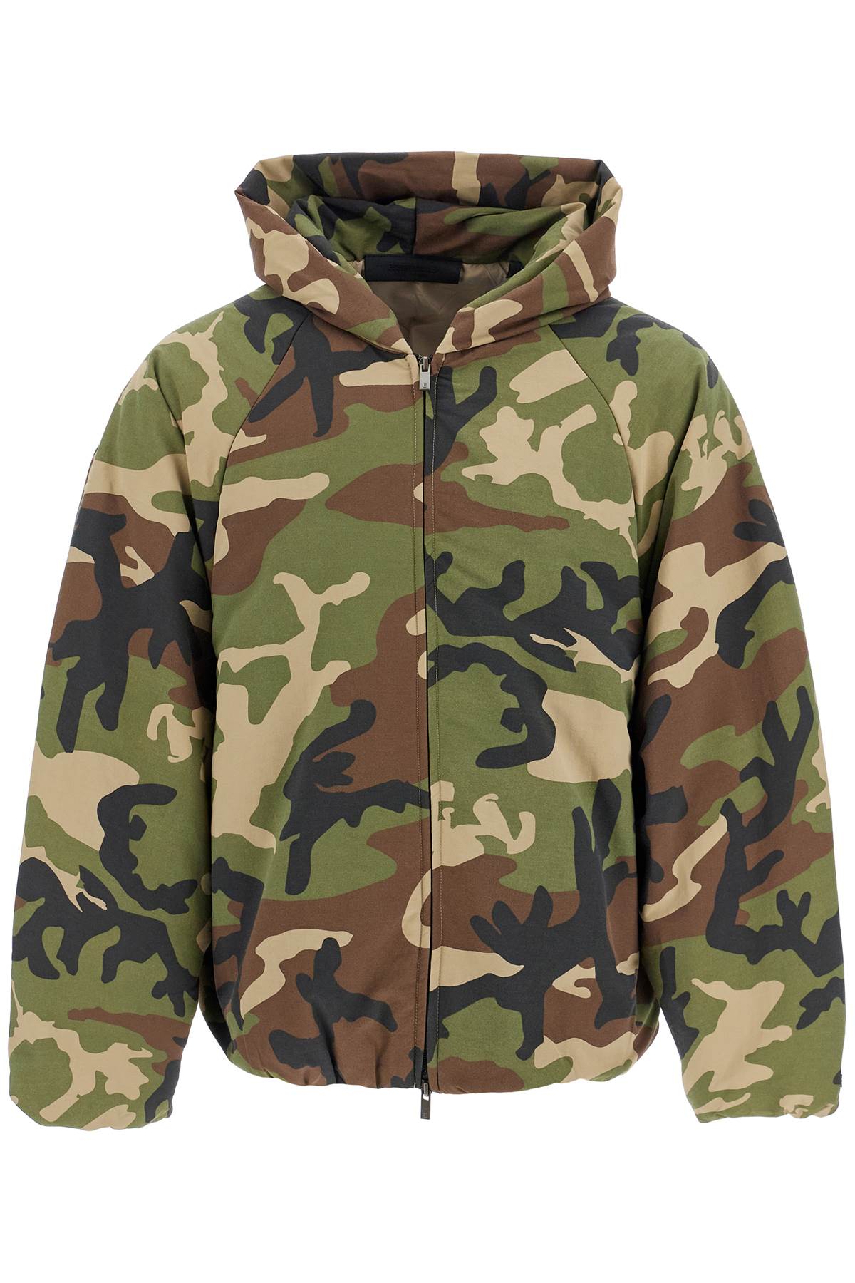 Fear Of God ESSENTIALS jacket with camouflage print