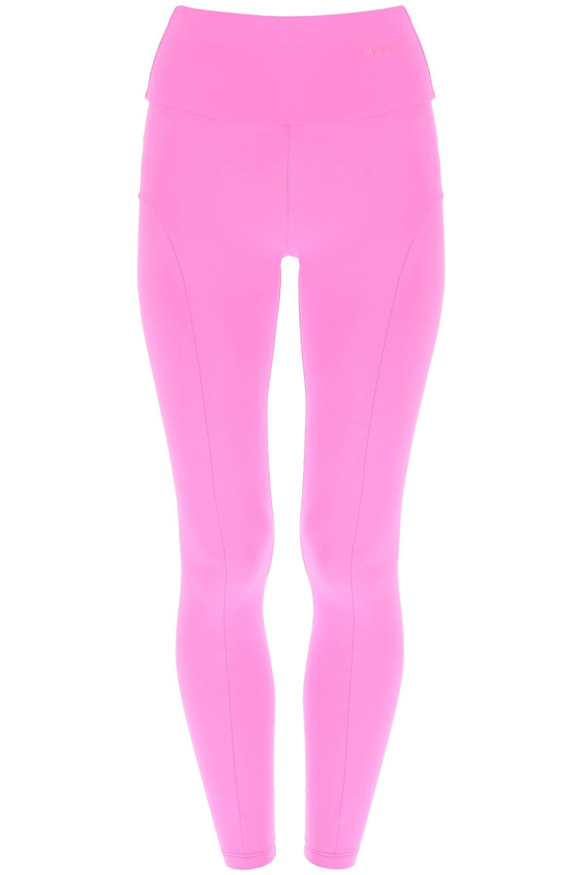 Msgm Athleisure Leggings   Fuchsia