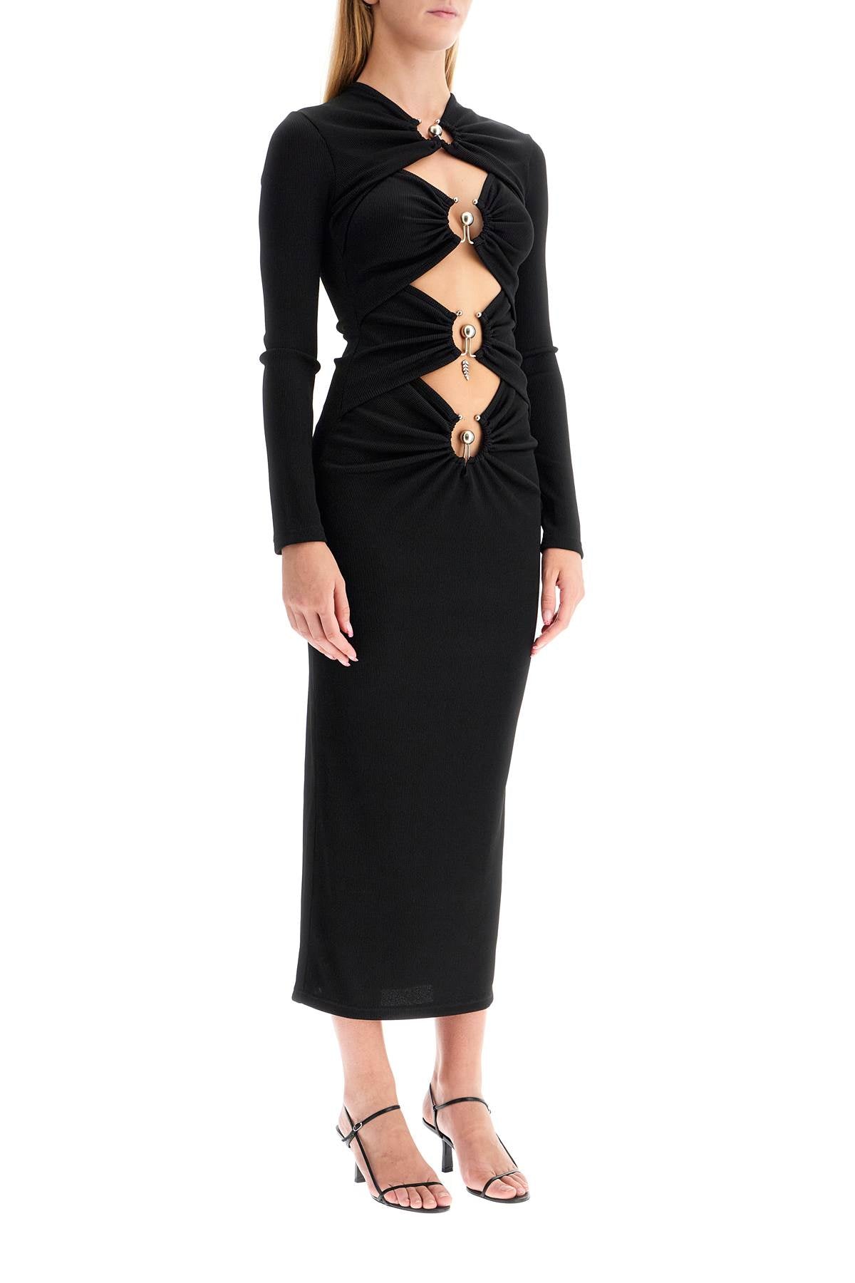 Christopher Esber 'cut out dress with metallic rings'