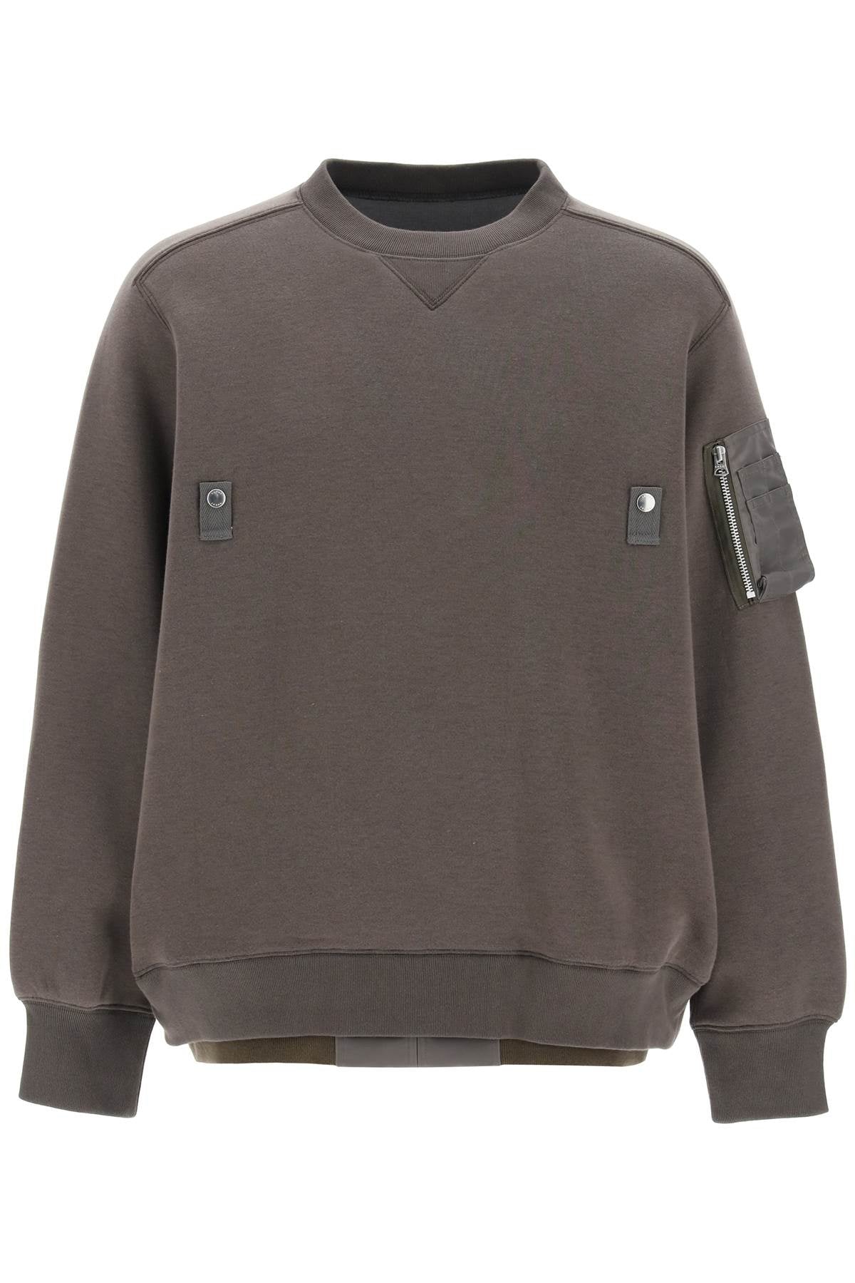 Sacai double hem sweatshirt