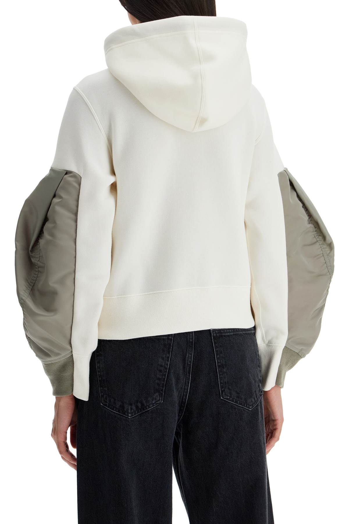 Sacai hooded sweatshirt with zipper