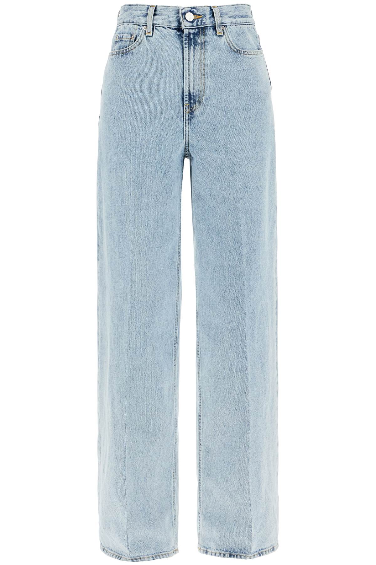 Toteme wide leg jeans in organic cotton