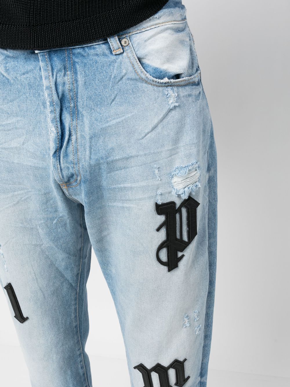 Palm Angels Jeans Clear Blue