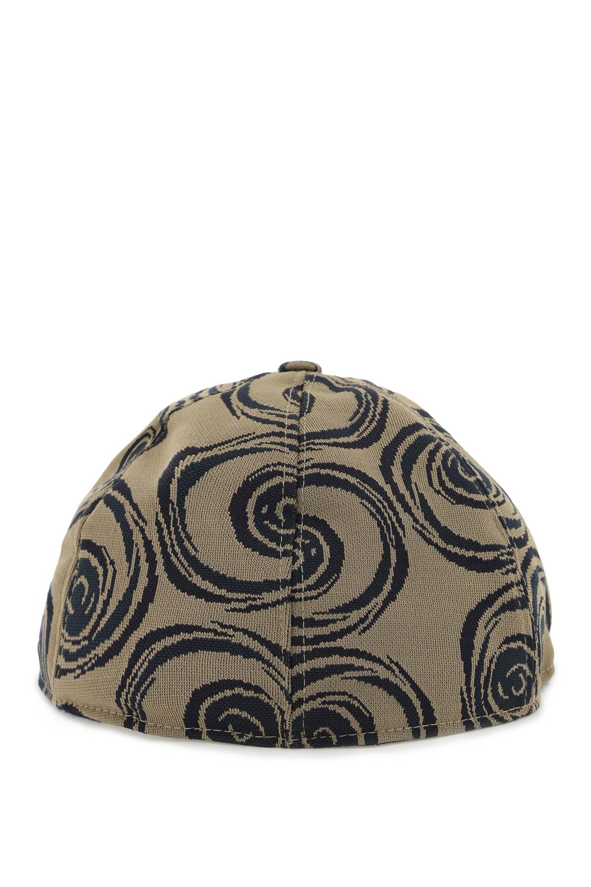 Baracuta X Needles Jacquard Jersey Flat Cap   Beige