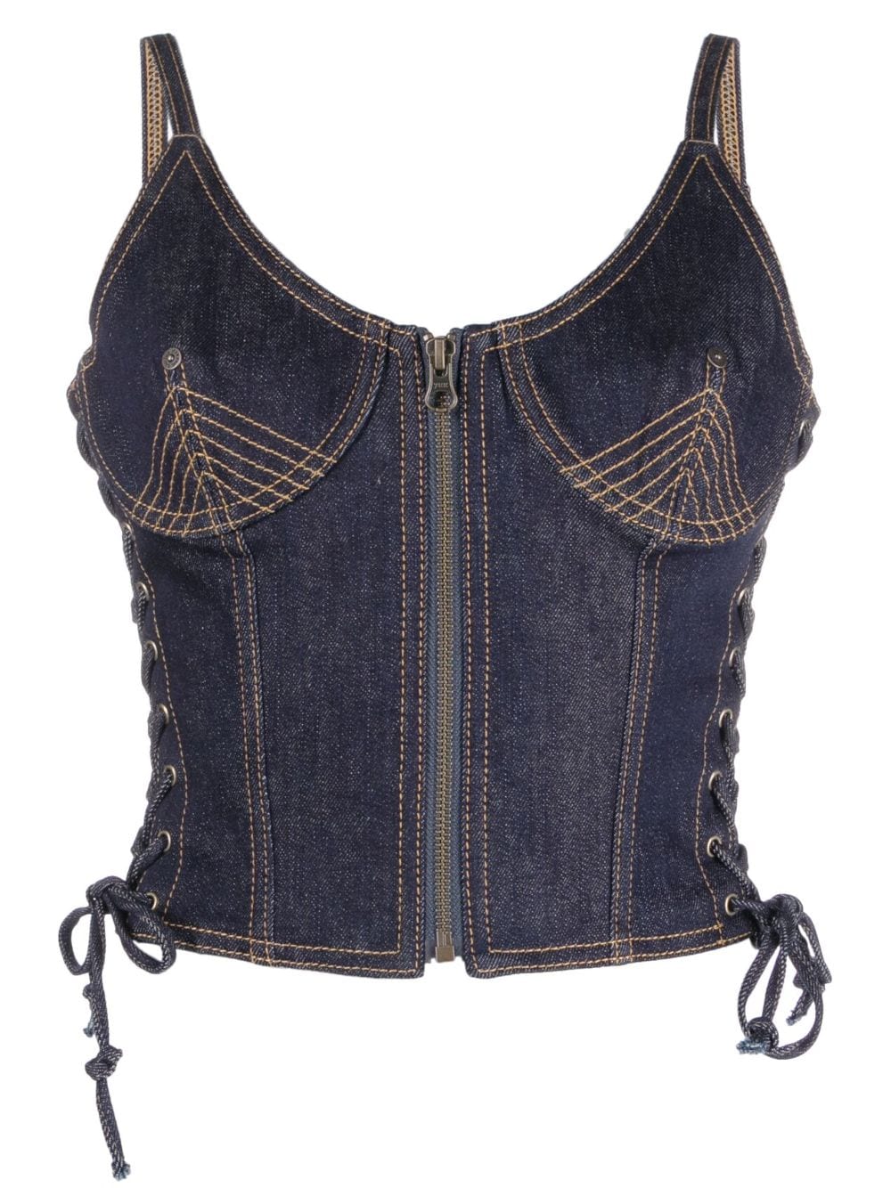 Jean Paul Gaultier Top Blue