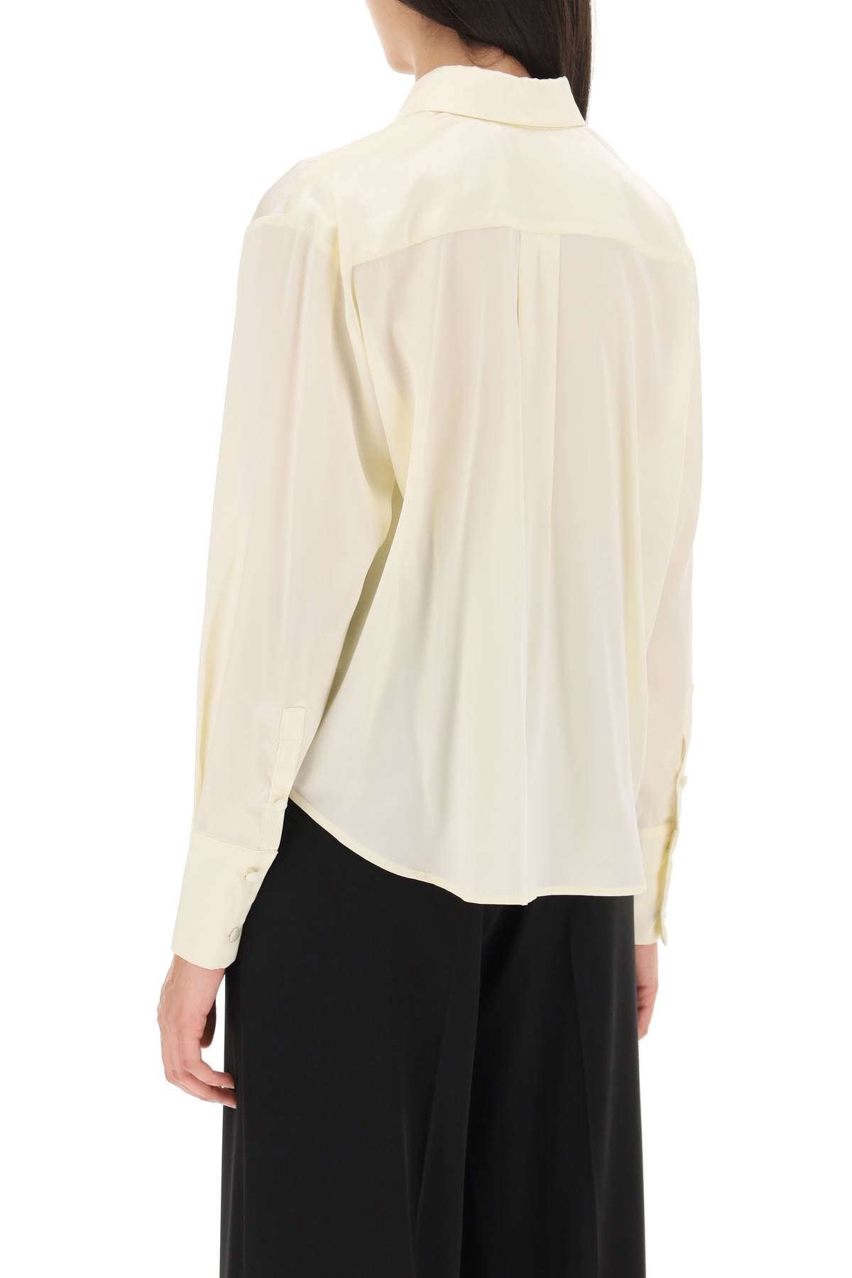 Mvp Wardrobe 'Sunset Boulevard' Satin Shirt   White