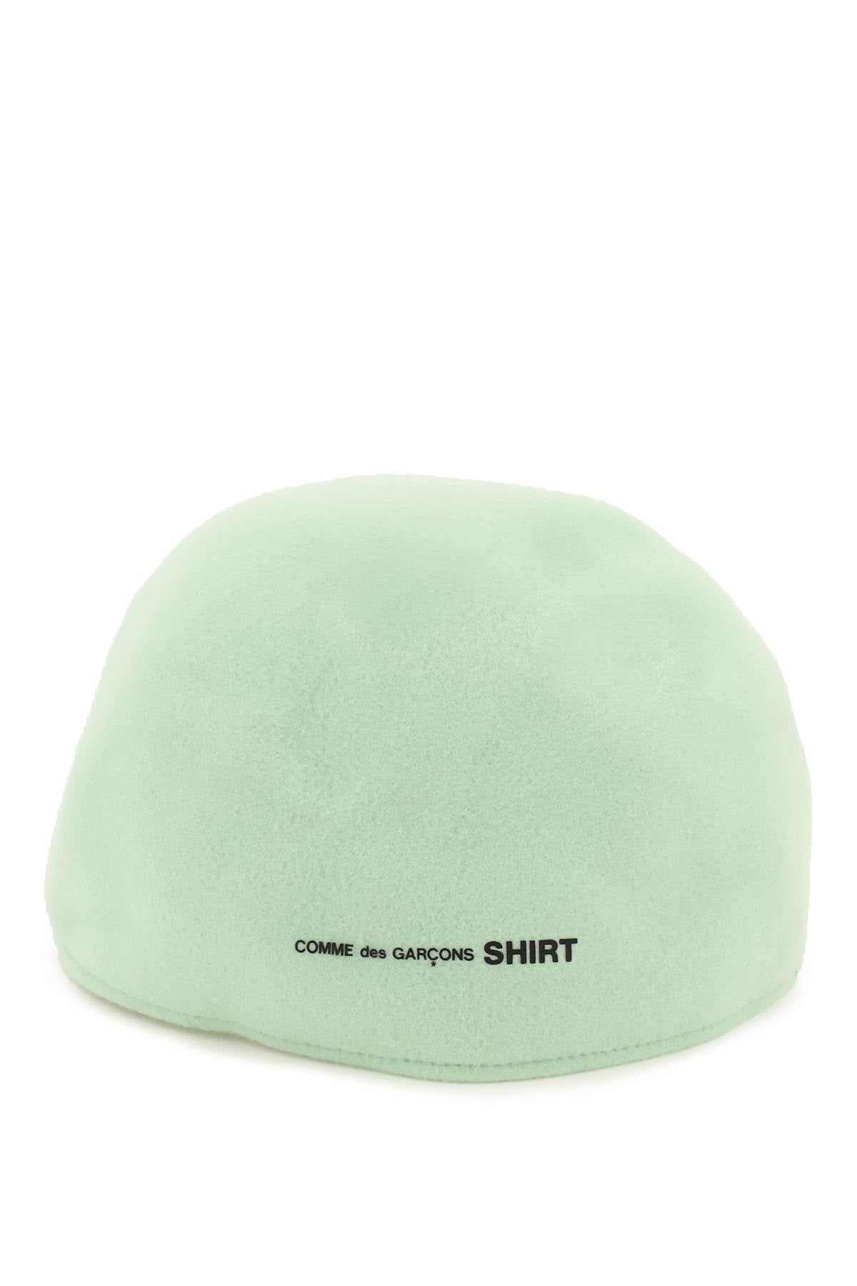 Comme Des Garcons Shirt Wool Flat Cap   Green