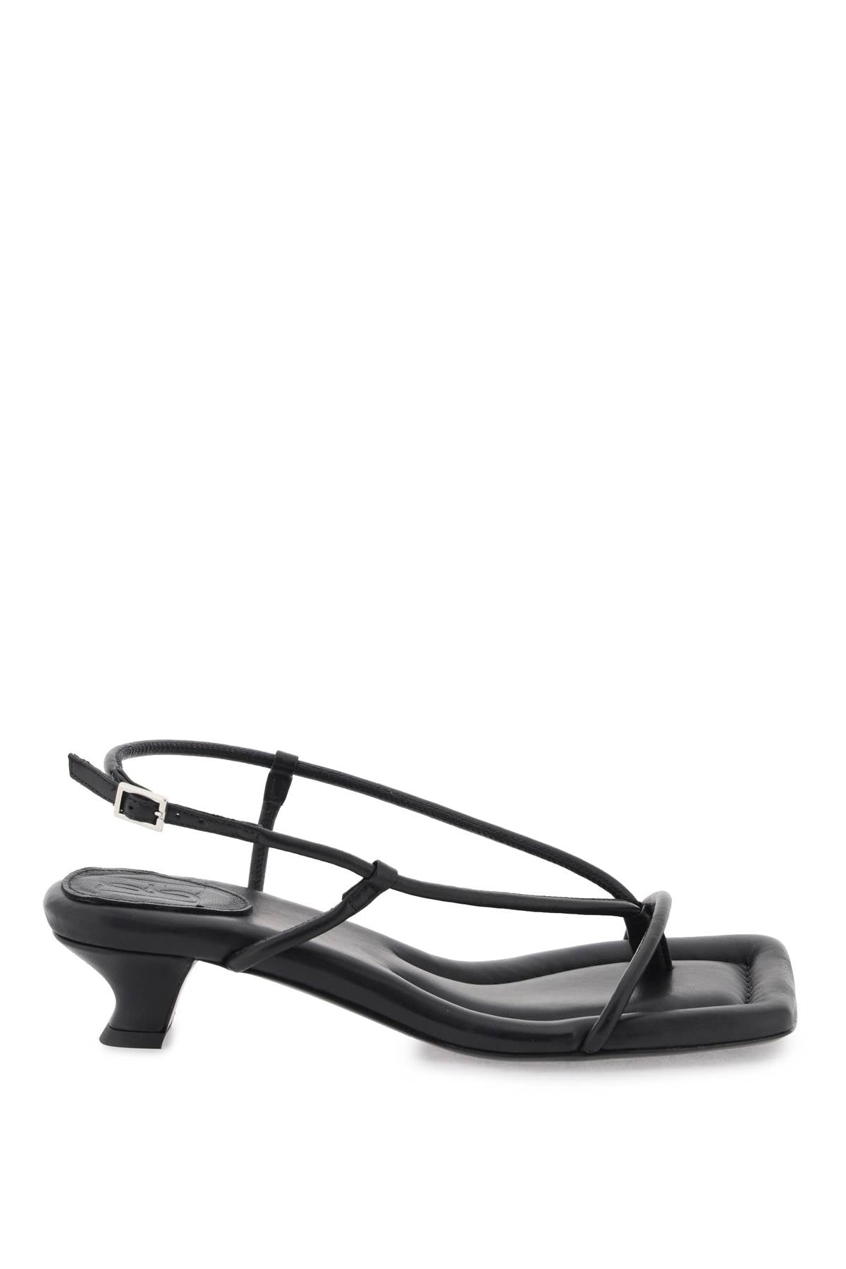 By Malene Birger 'Tevi' Slingback Sandals   Black