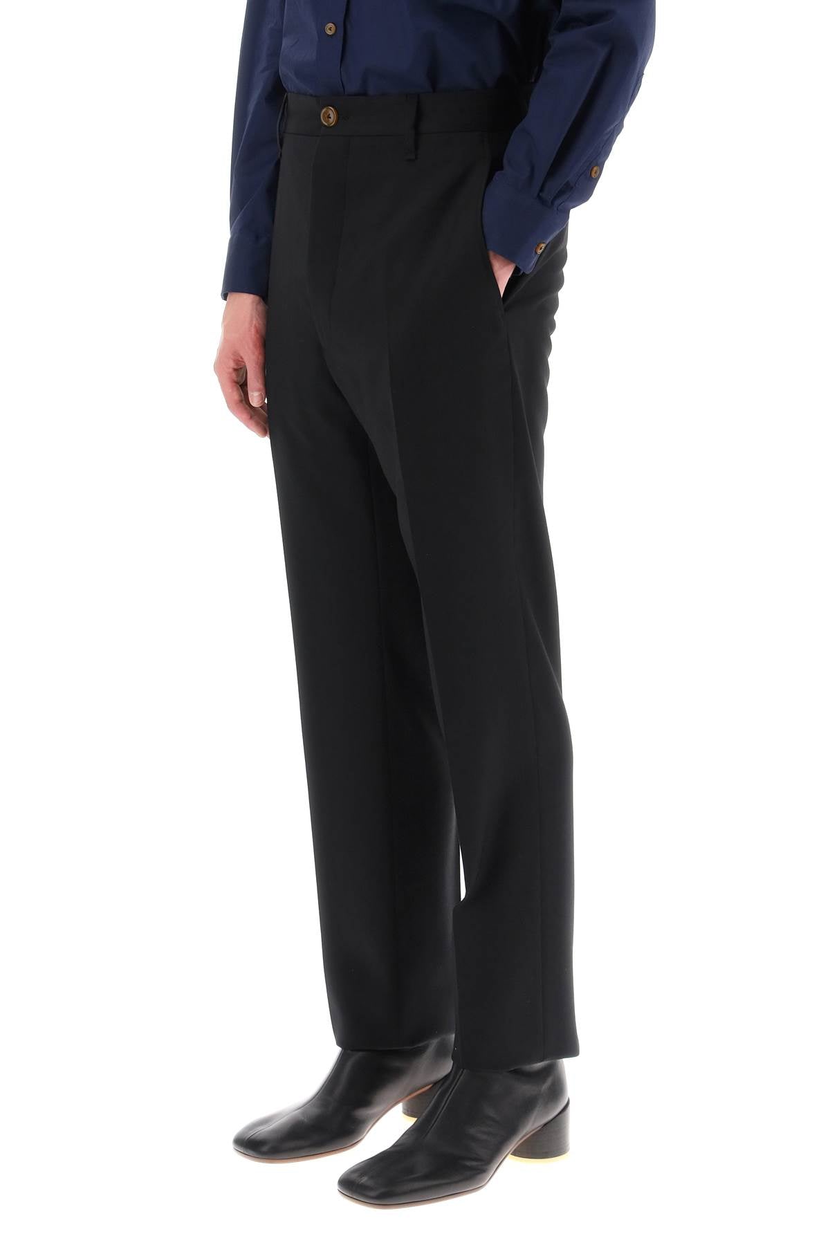 Vivienne Westwood 'Cruise' Pants In Lightweight Wool   Black