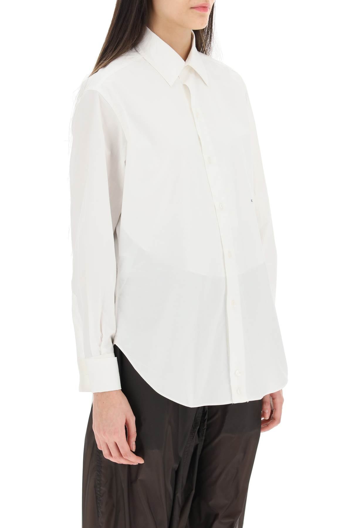 Maison Margiela 'M' Cotton Shirt   White