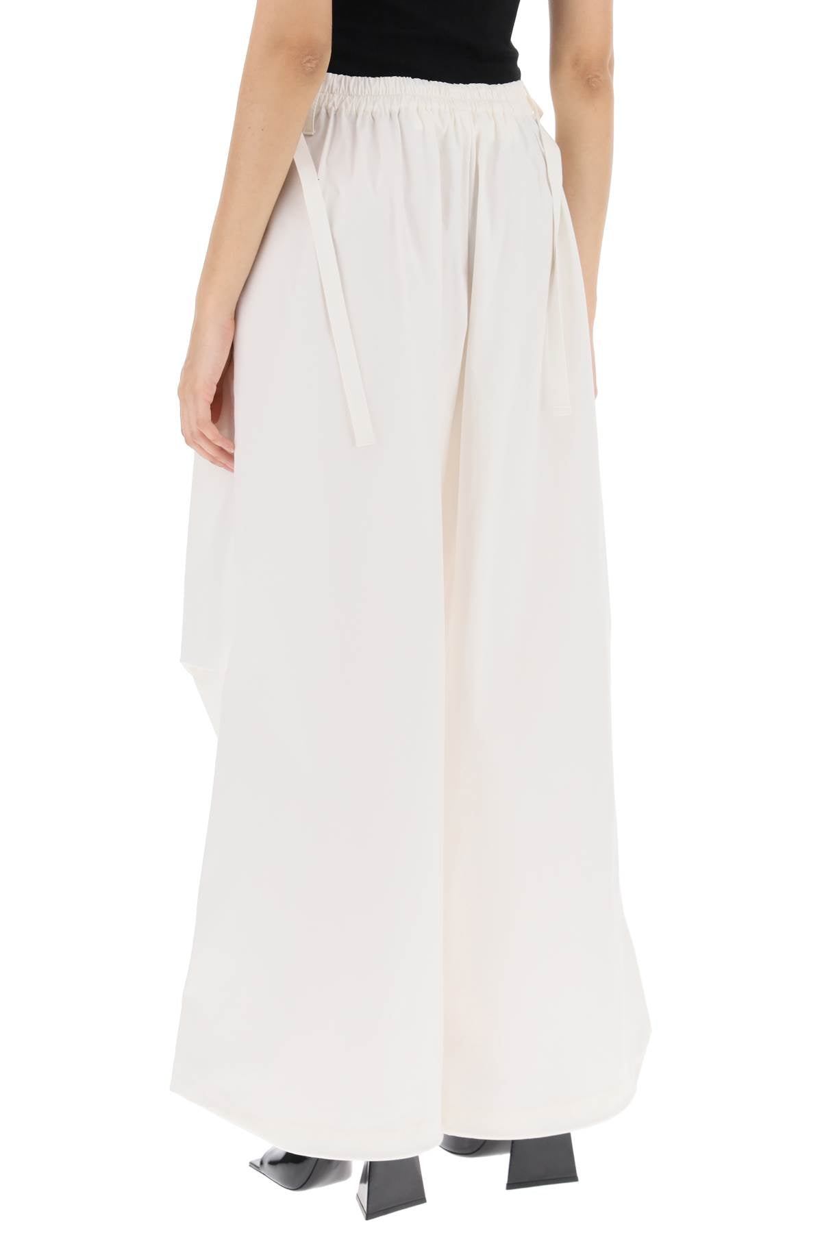 Dion Lee Oversized Parachute Pants   White