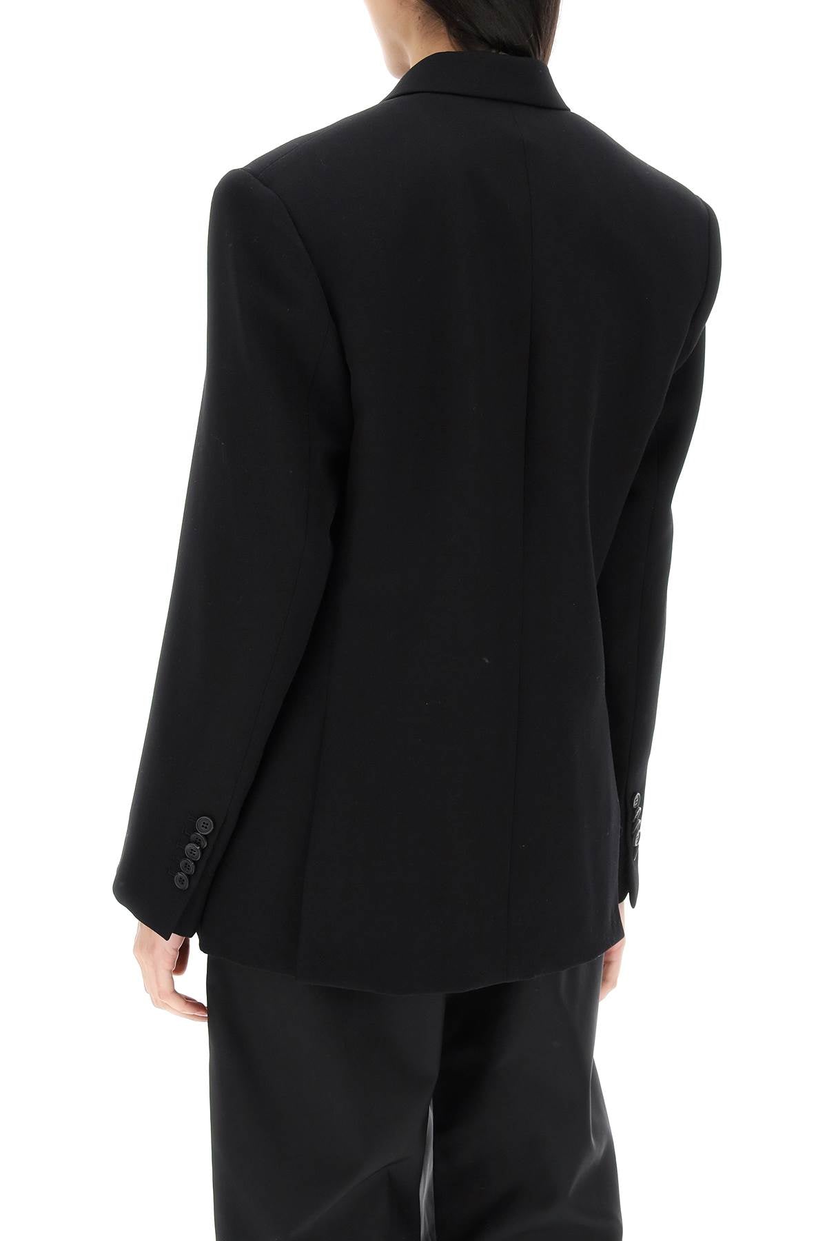 Wardrobe.Nyc Double Breasted Blazer   Black