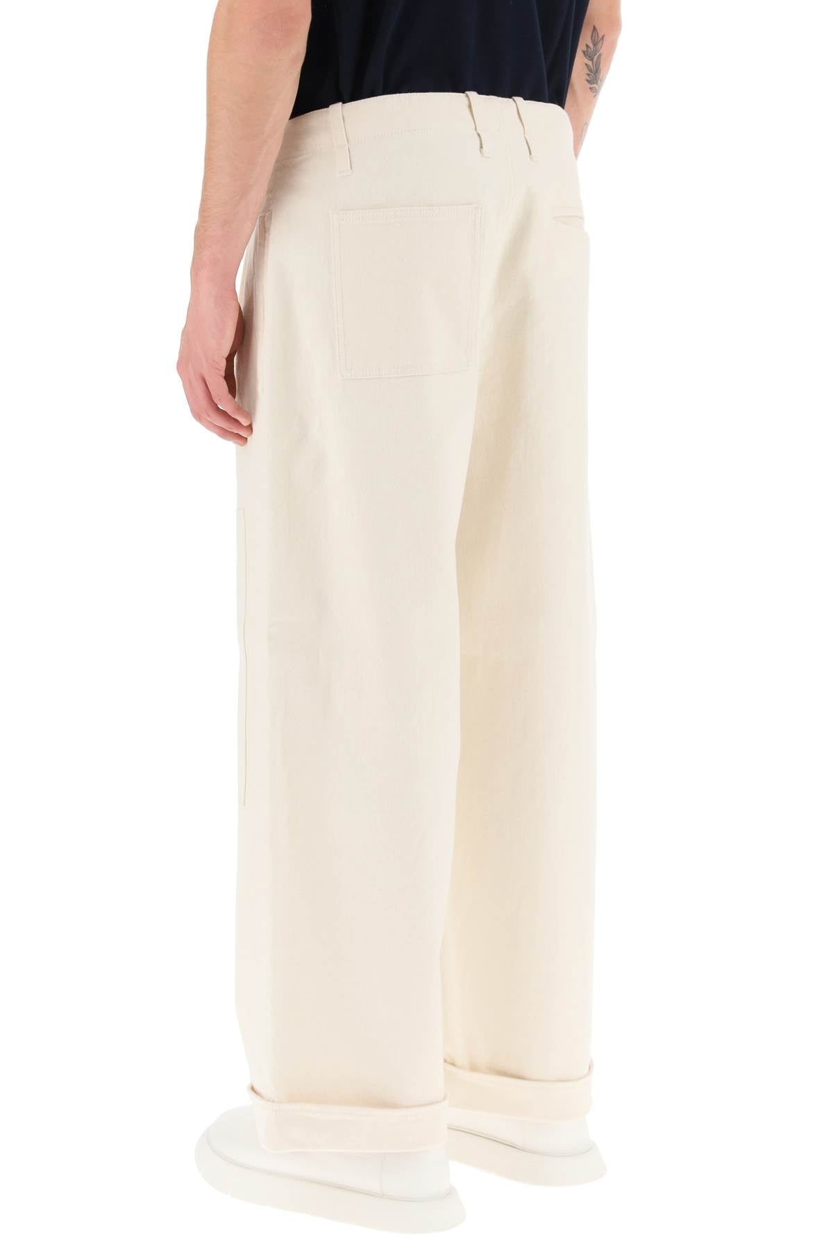 Etro Wide Leg Pants   White