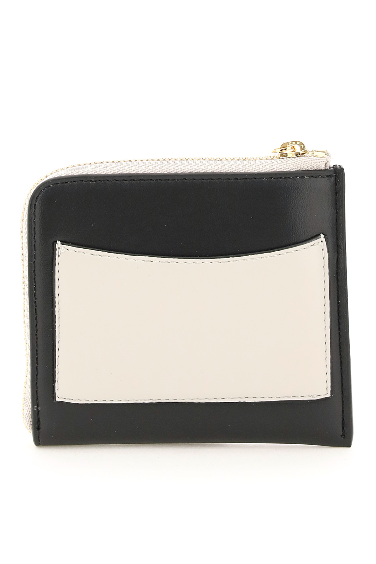 Stella Mc Cartney Two Tone Cardholder With Logo   Beige