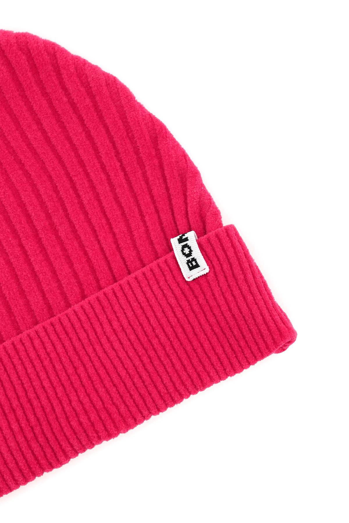 Bonsai Ribbed Beanie Hat   Fuchsia