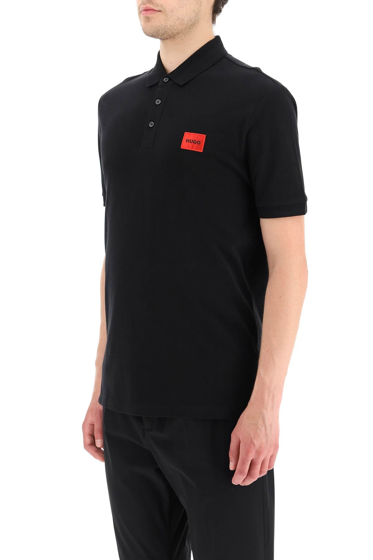 Hugo polo shirt with logo patch