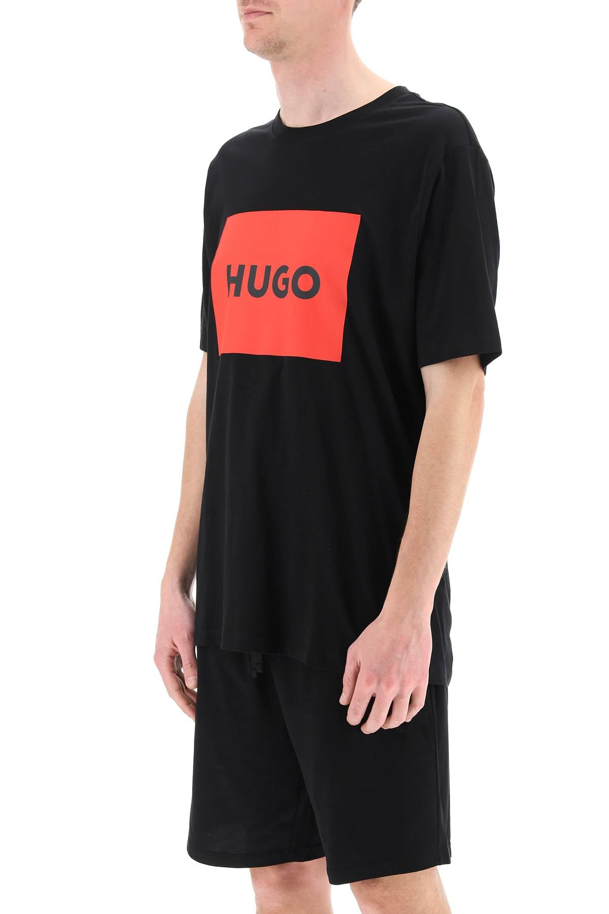 Hugo dulive t-shirt with logo box