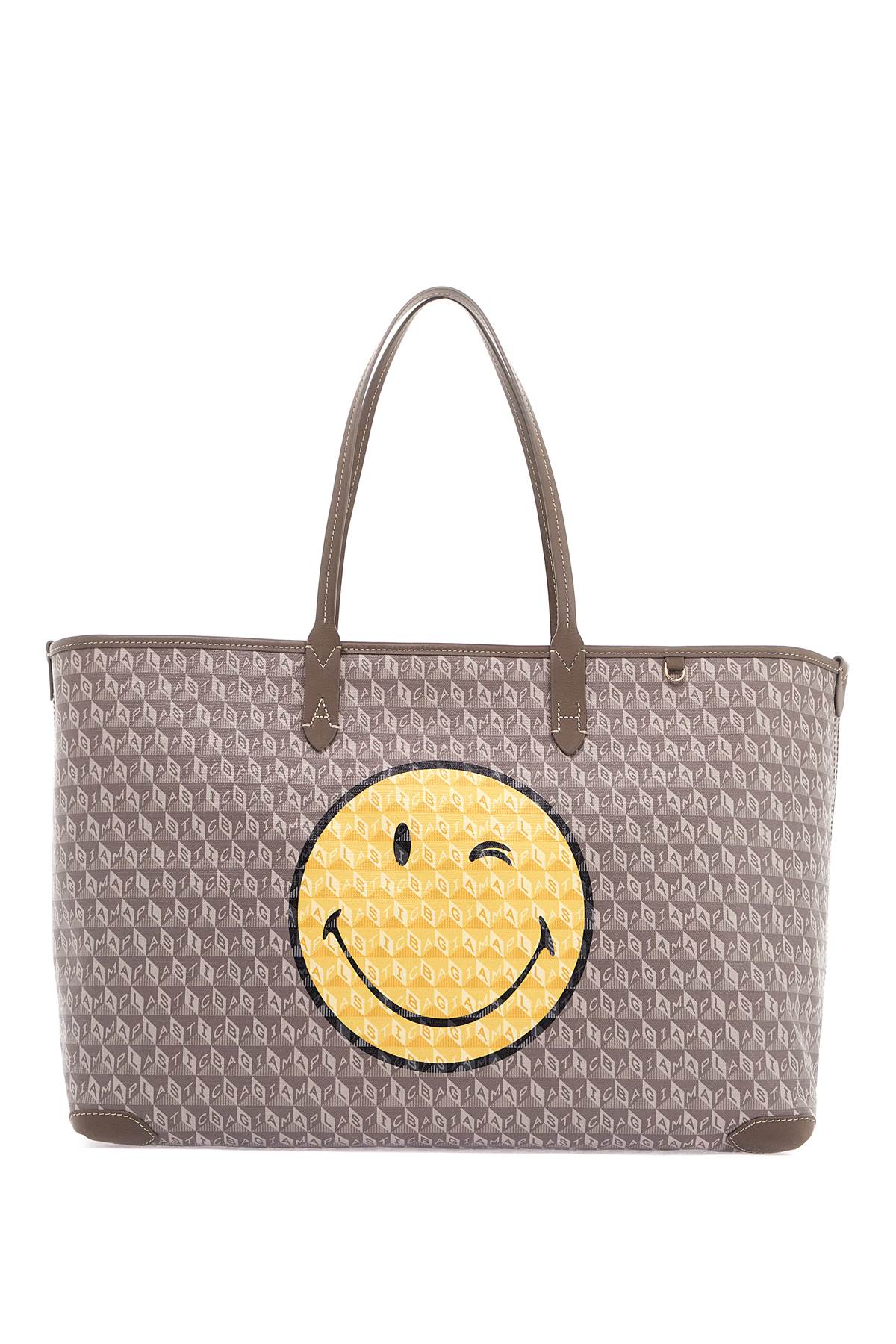 Anya Hindmarch i am a plastic bag wink zipped tote bag