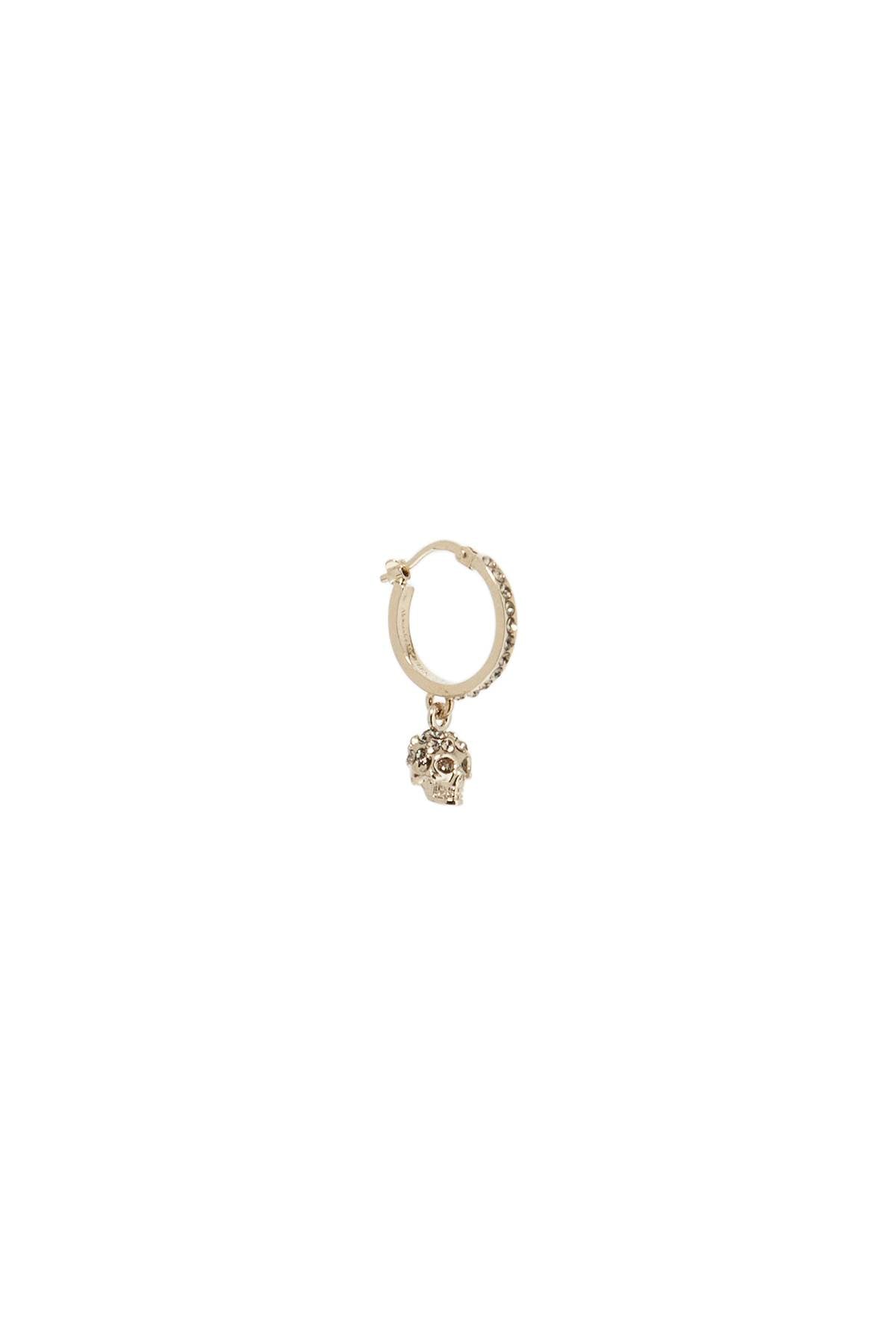 Alexander Mcqueen earrings with hoop  skull-shaped