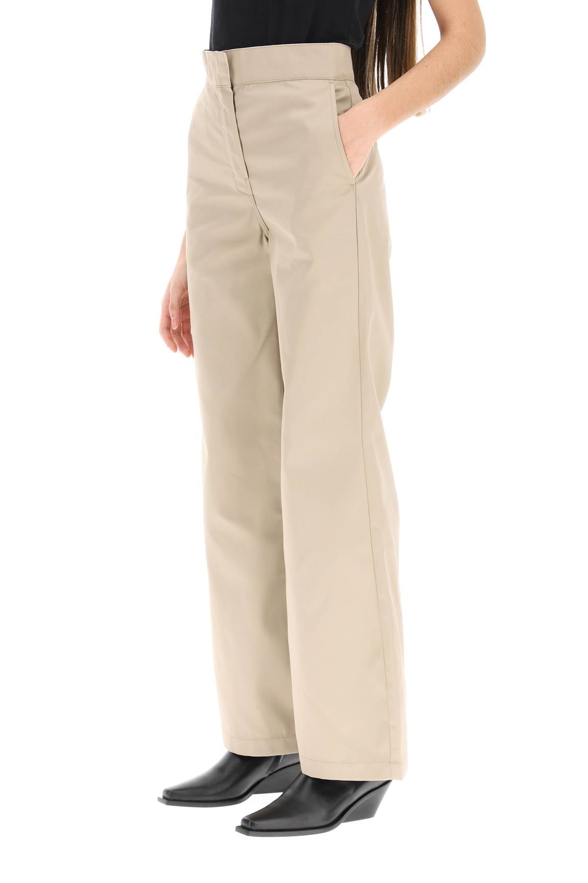 Palm Angels Reversed Waistband Chino Pants   Beige