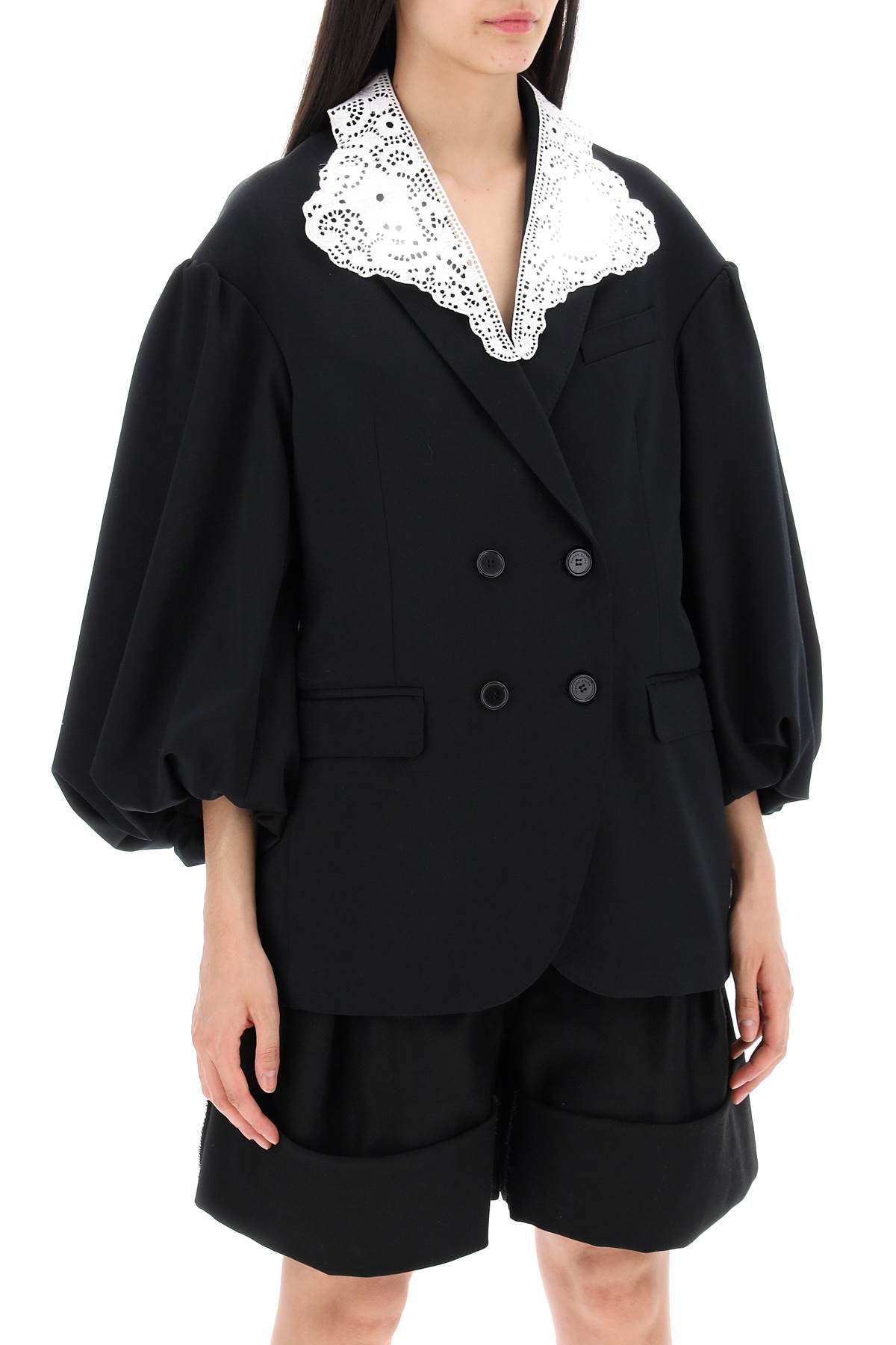 Simone Rocha "oversized blazer with lace