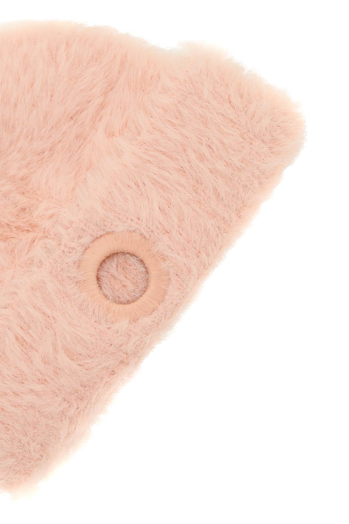 Craig Green Faux Fur Beanie   Pink