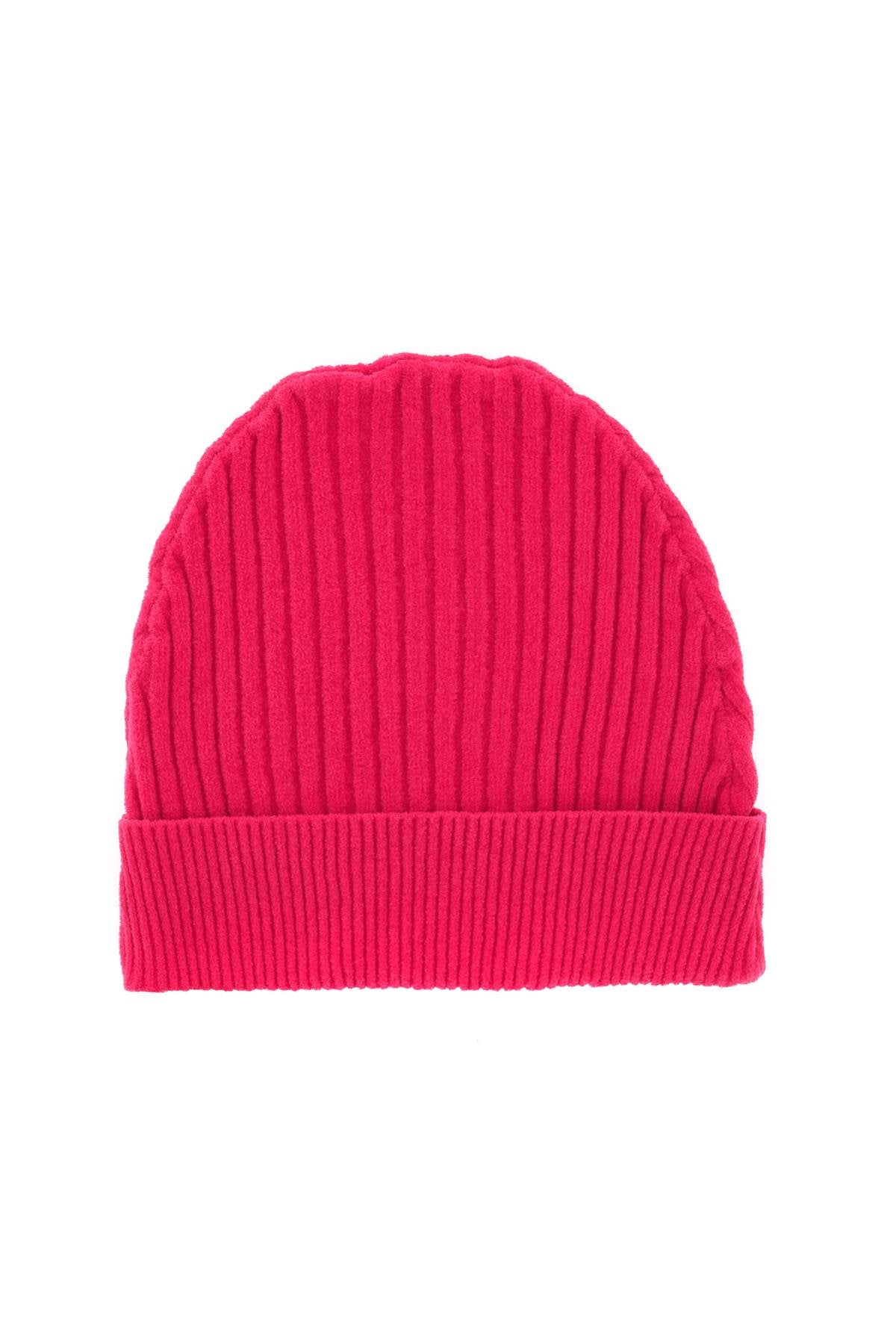 Bonsai Ribbed Beanie Hat   Fuchsia