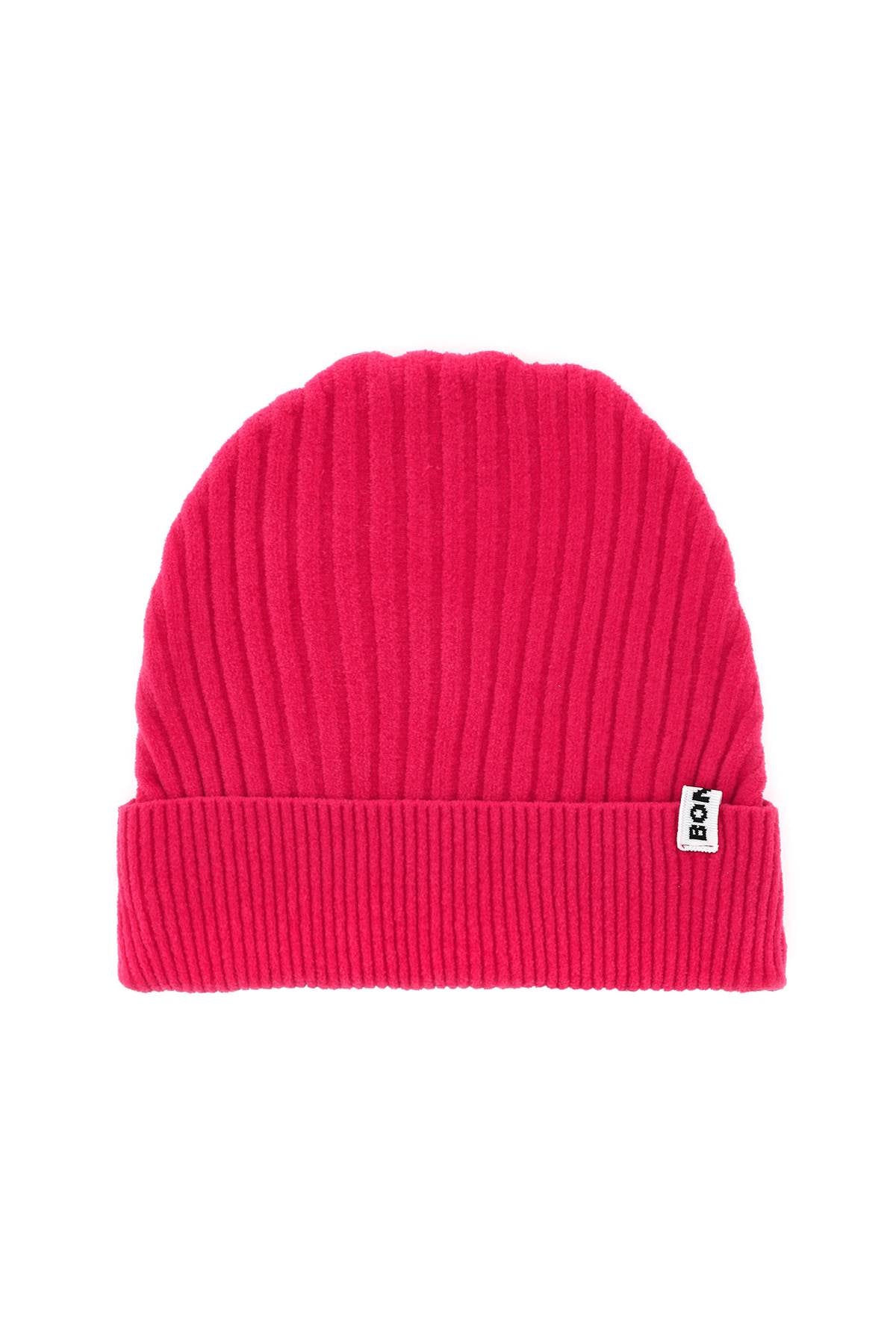 Bonsai Ribbed Beanie Hat   Fuchsia