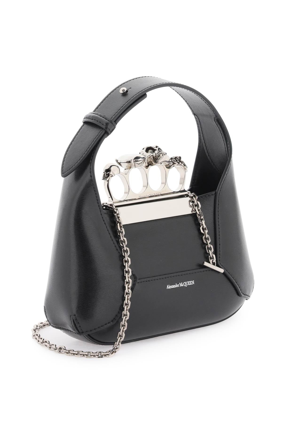 Alexander Mcqueen the jewelled hobo mini bag