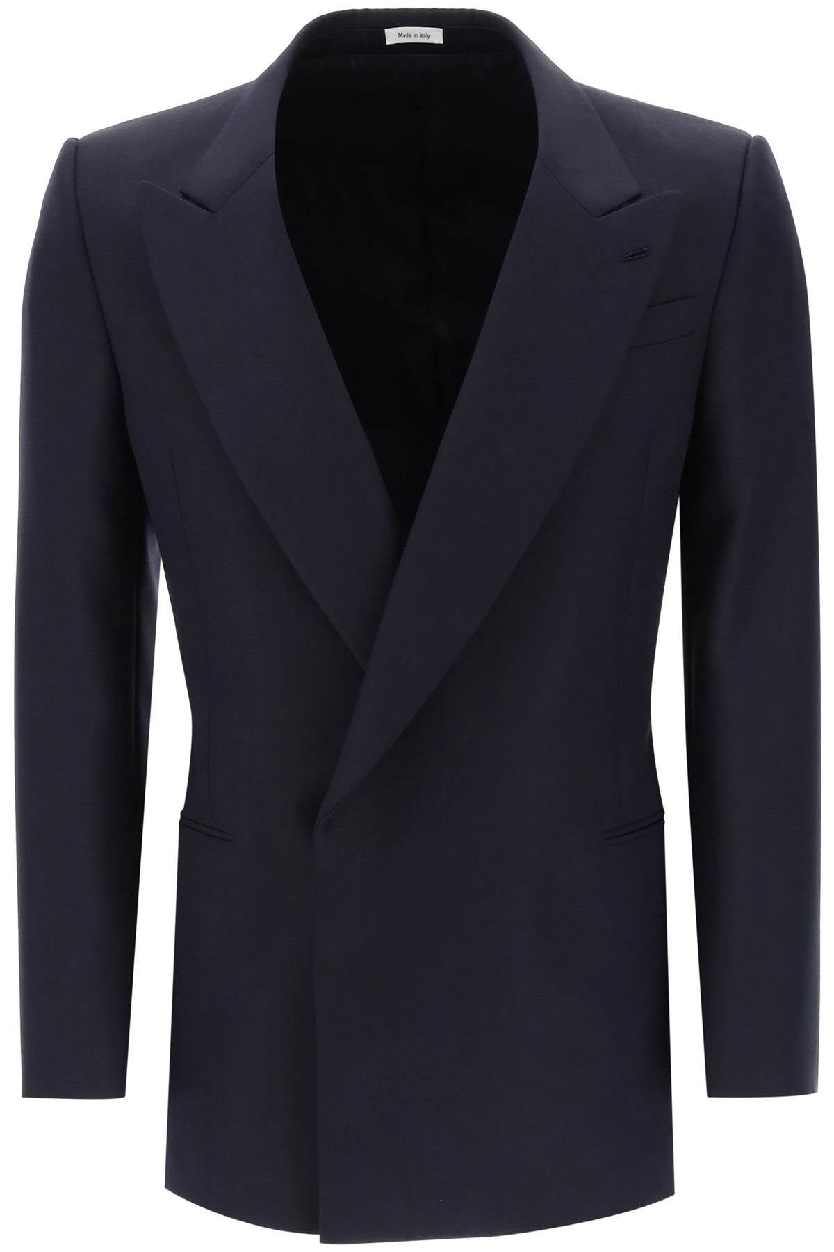 Alexander Mcqueen wool and mohair double-breasted blazer