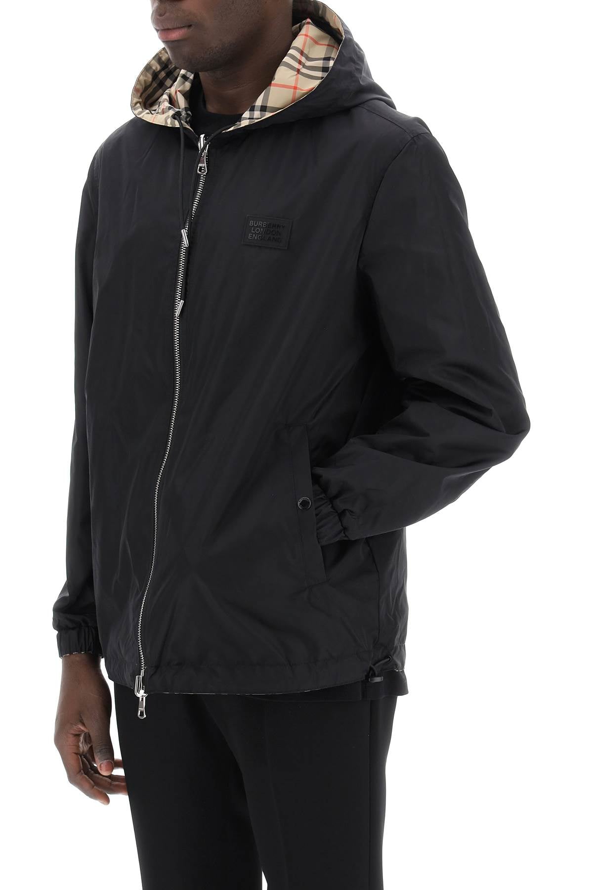 Burberry stretton reversible windbreaker