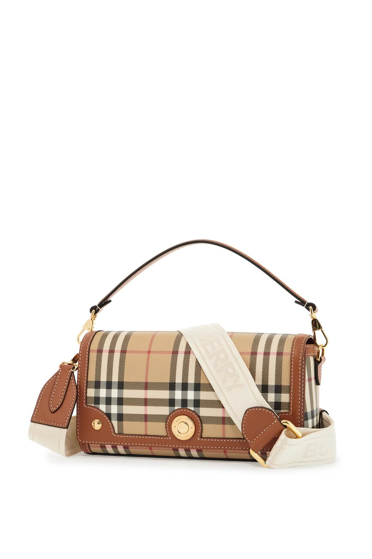 Burberry 'shoulder bag with check pattern notes