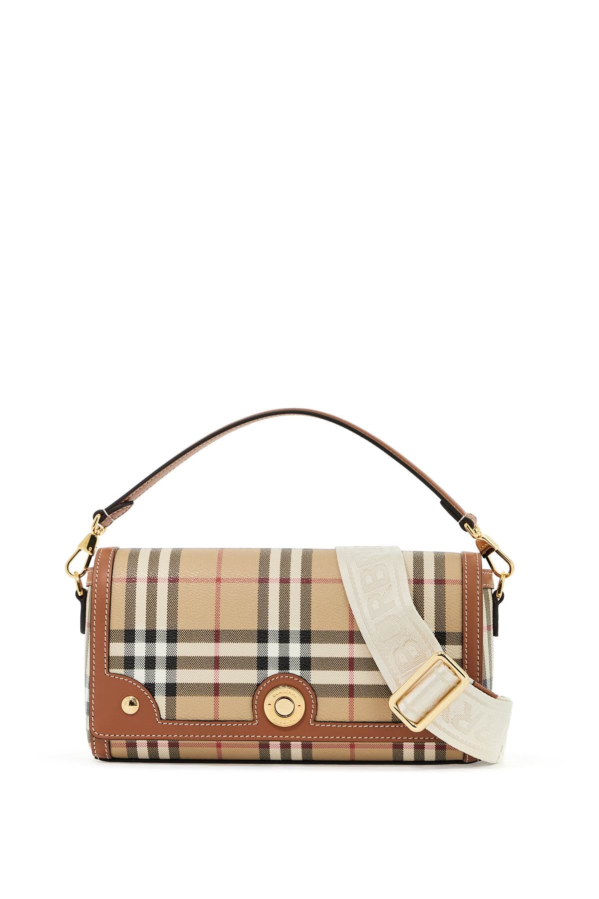 Burberry 'shoulder bag with check pattern notes