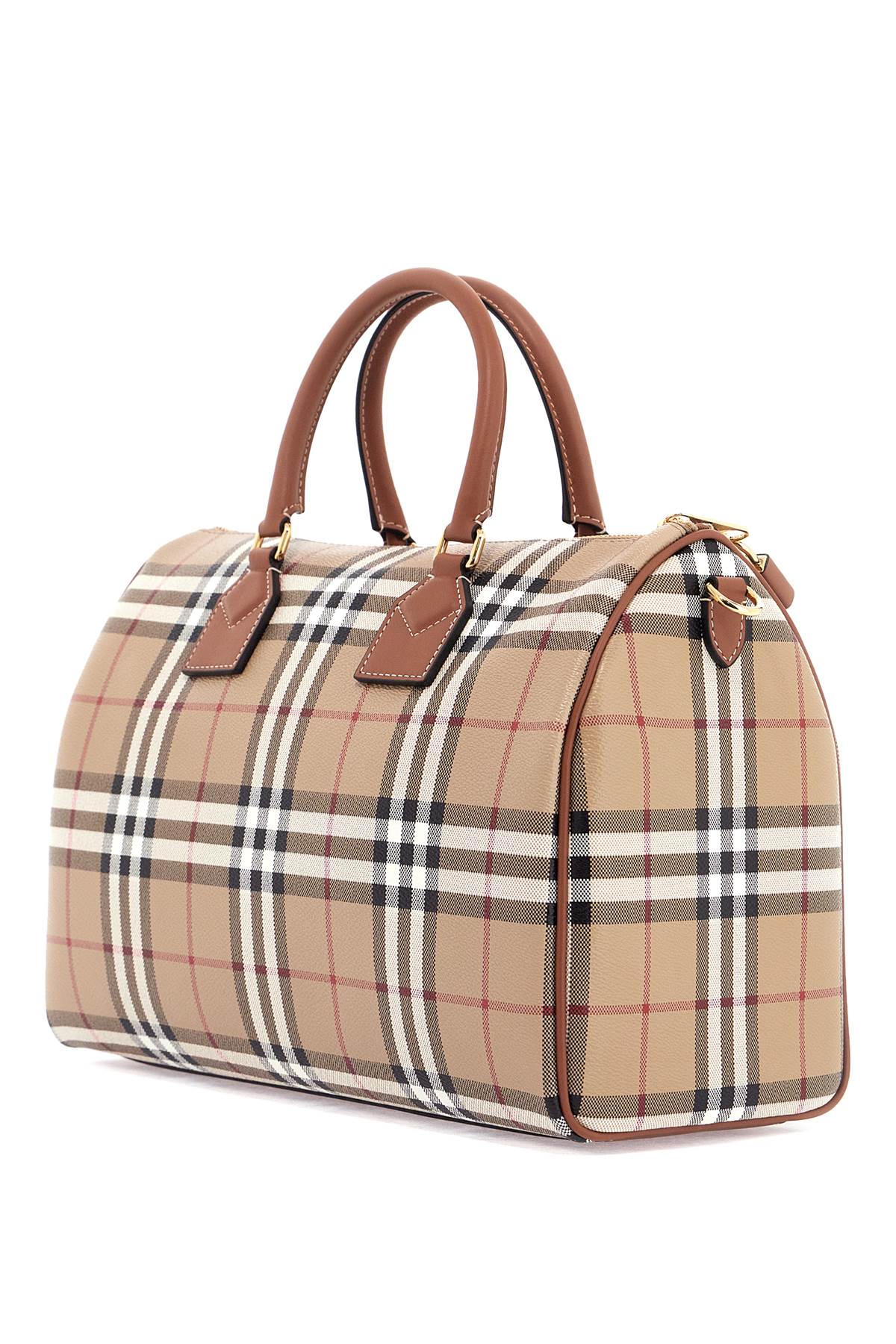 Burberry 'check media bowling bag'