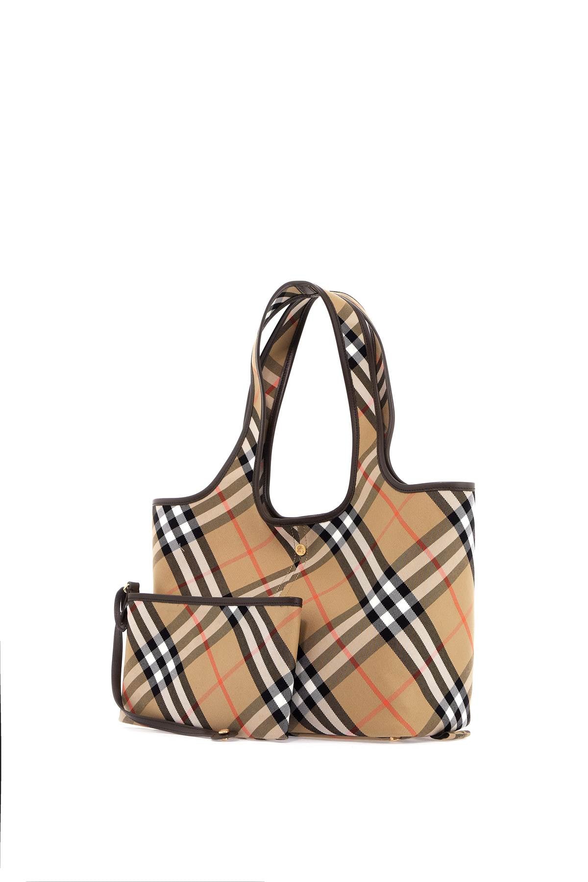 Burberry ered\n\nsmall checkered tote bag