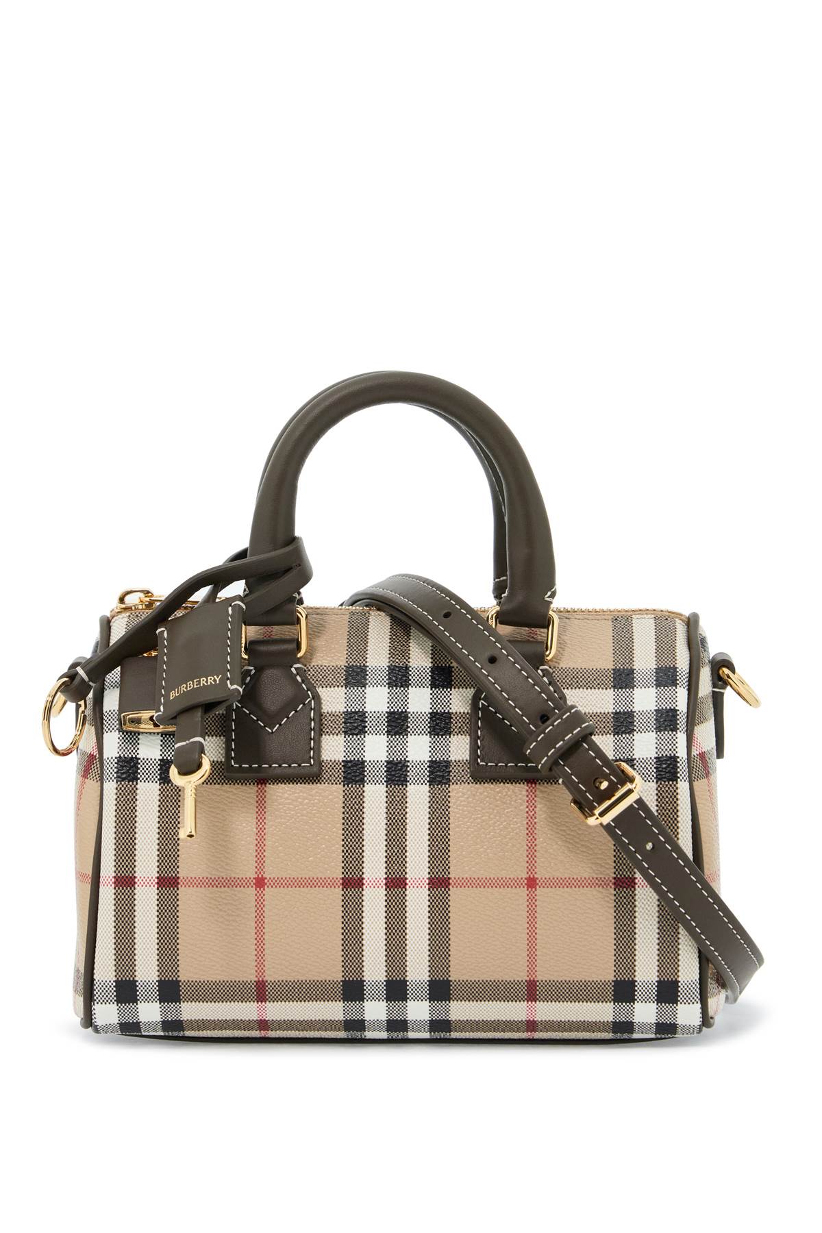 Burberry ered\n\nmini checkered bowling bag