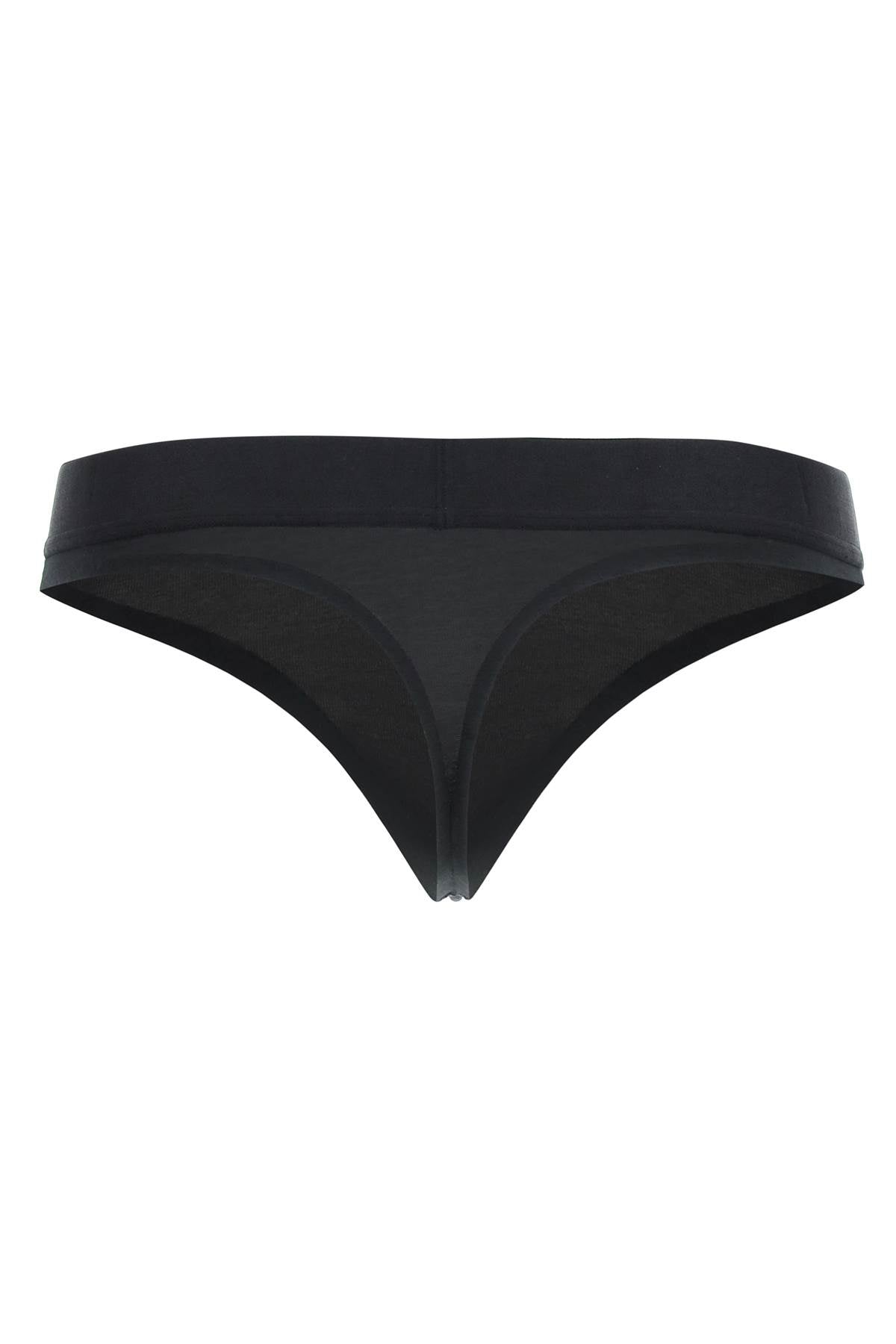 Calvin Klein Underwear Embossed Icon Thong   Black