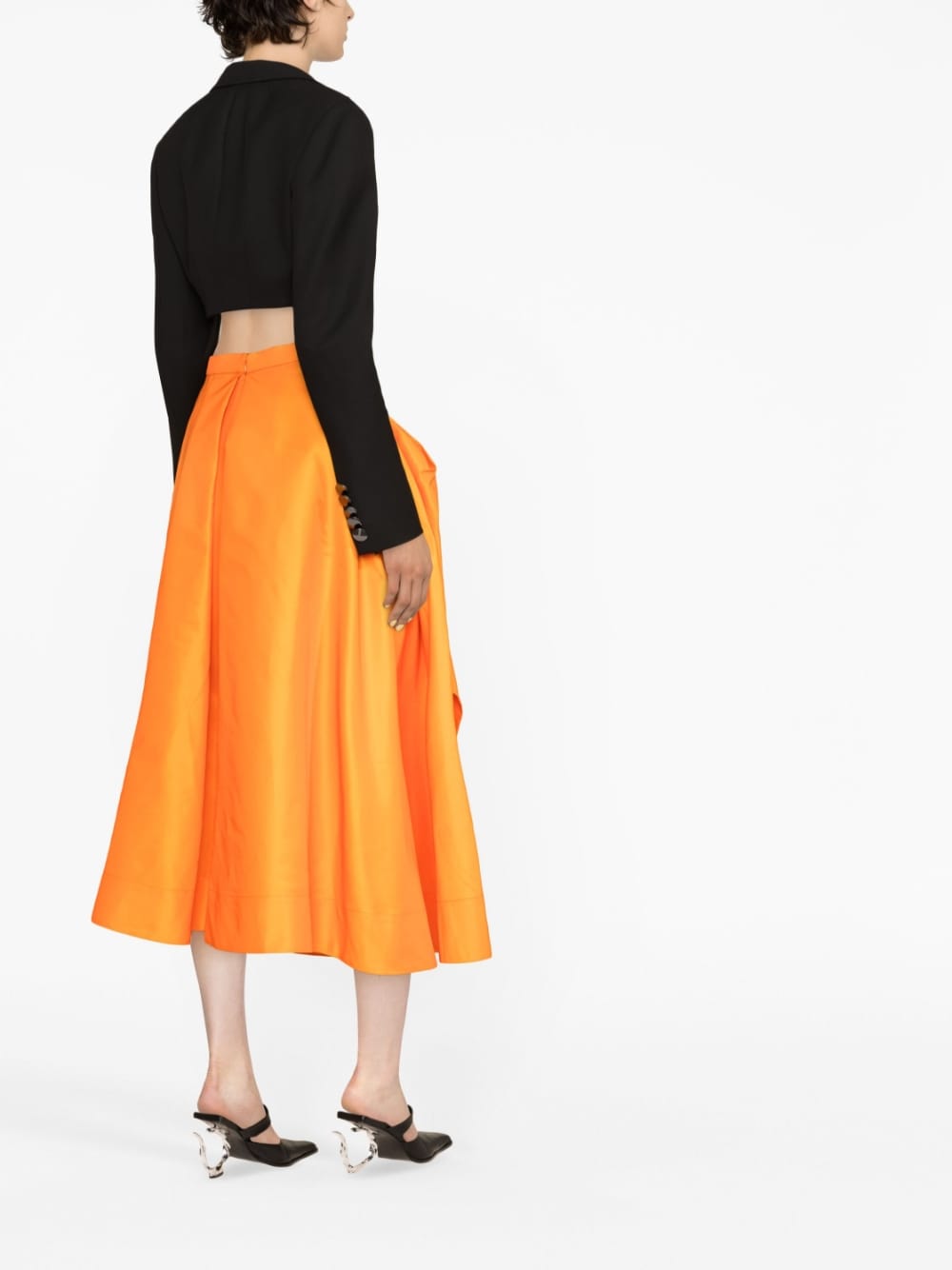 Alexander Mcqueen Skirts Orange