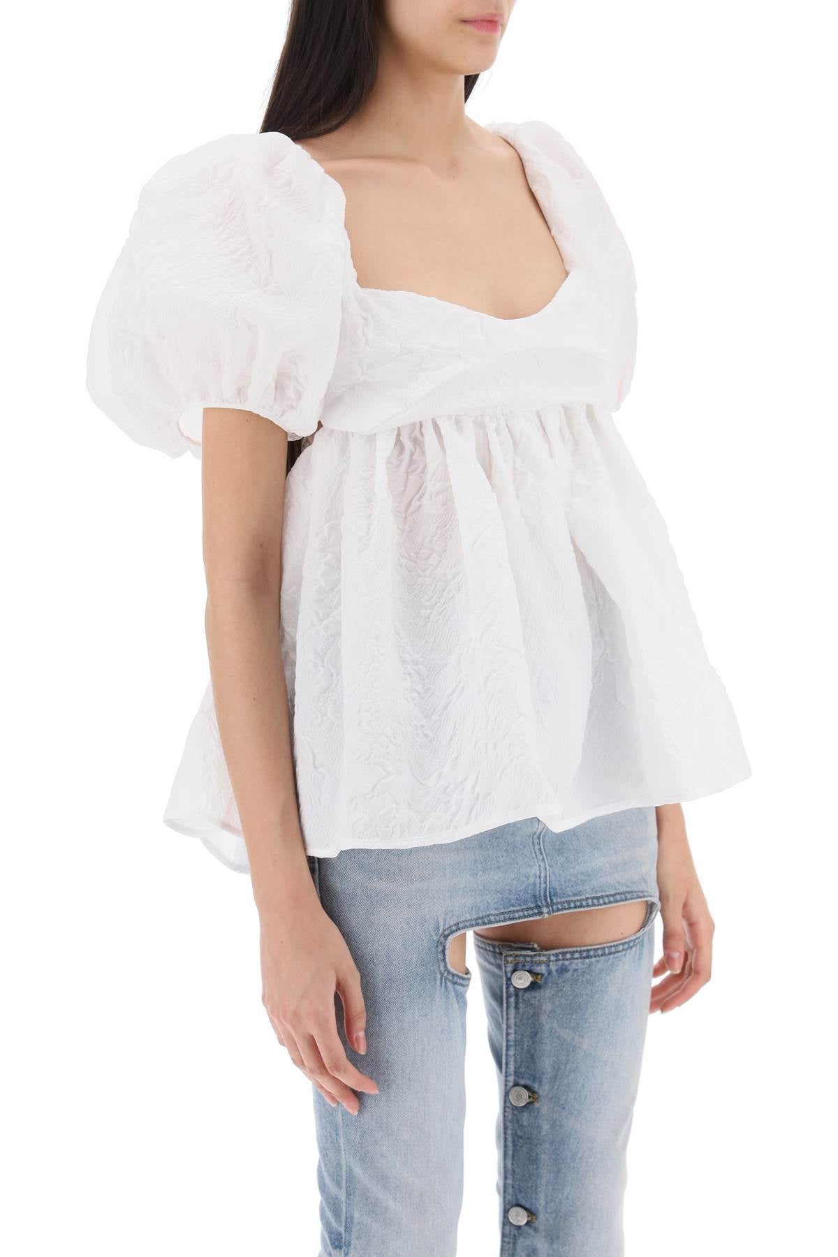 Cecilie Bahnsen 'Sari' Top   White