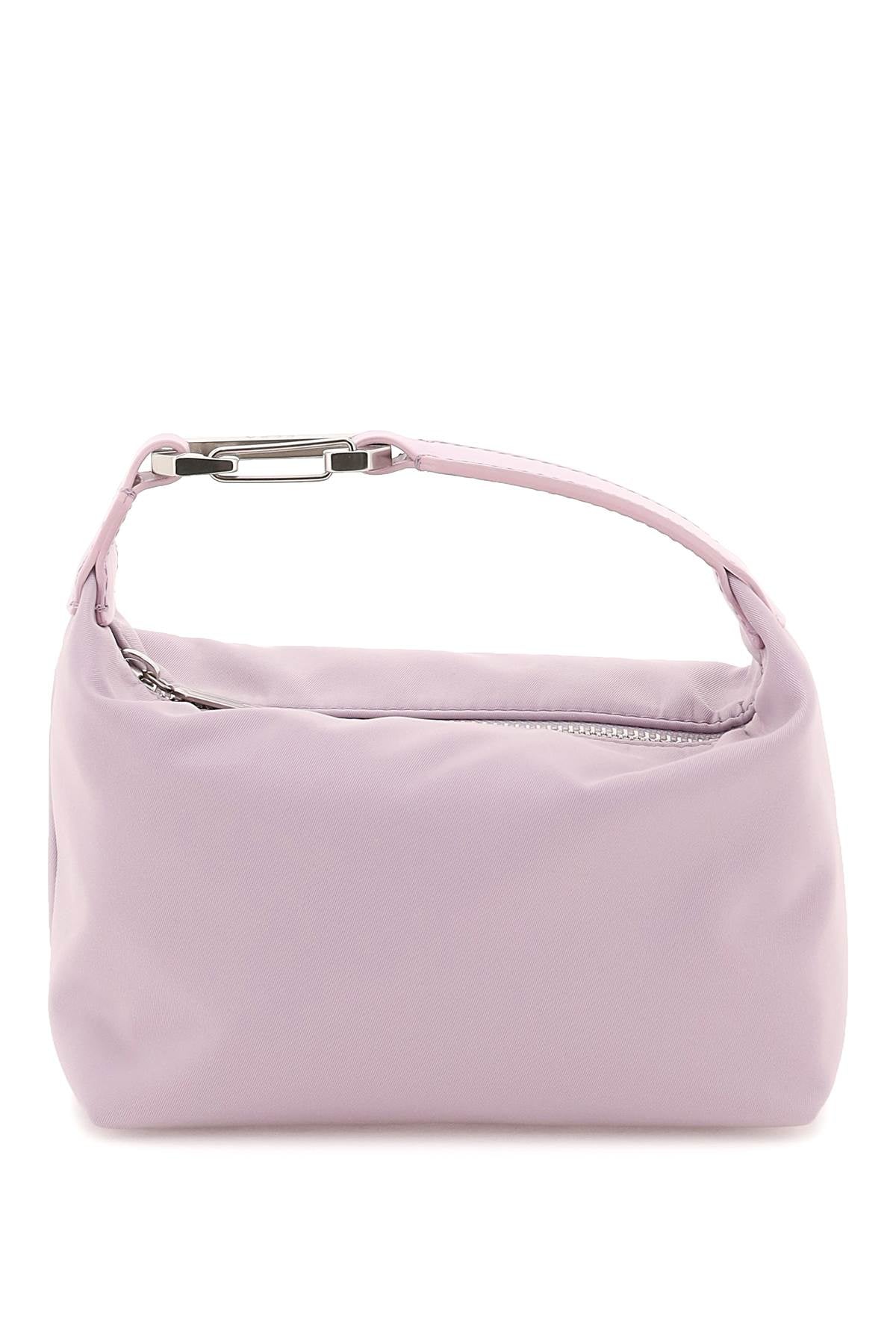 Eera Laminated Leather Mini Moonbag   Purple