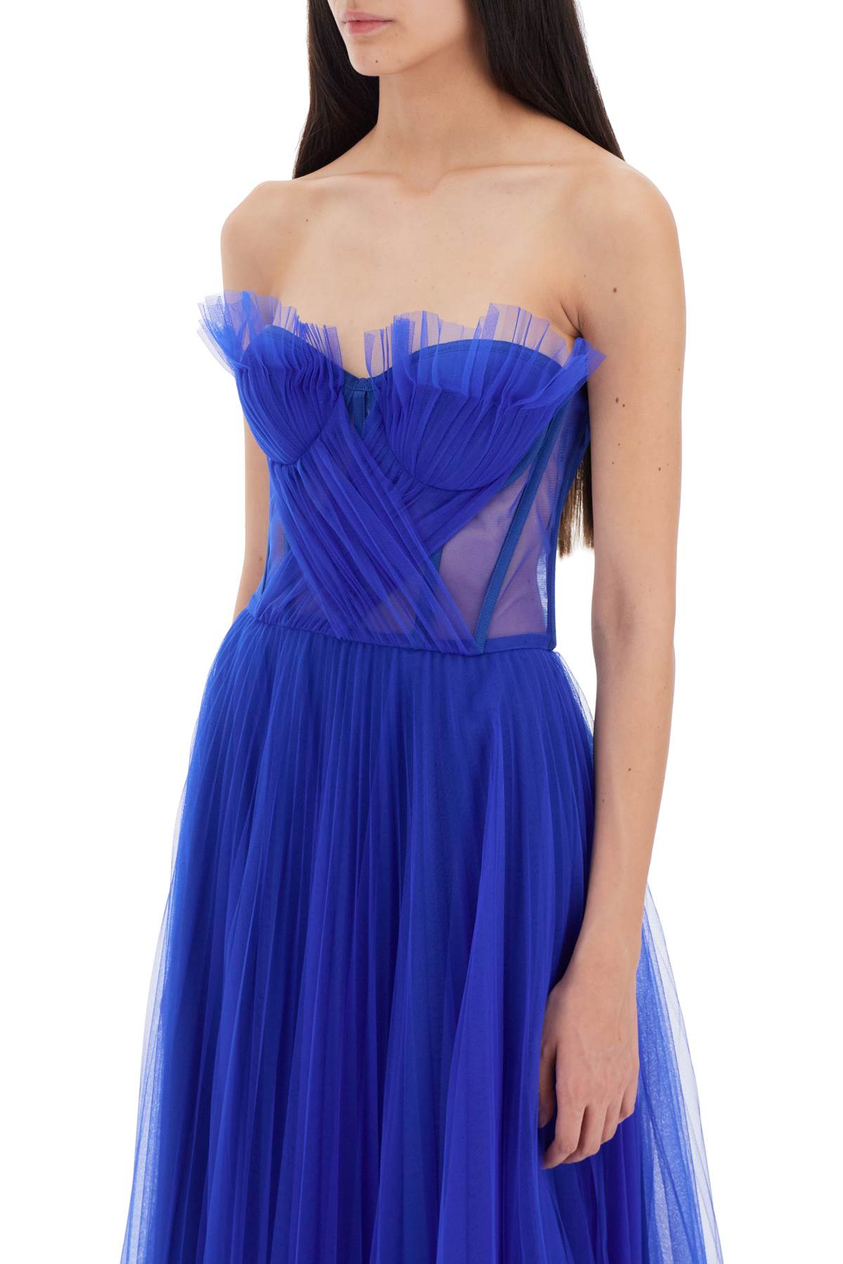 1913 Dresscode Long Bustier Dress   Blue